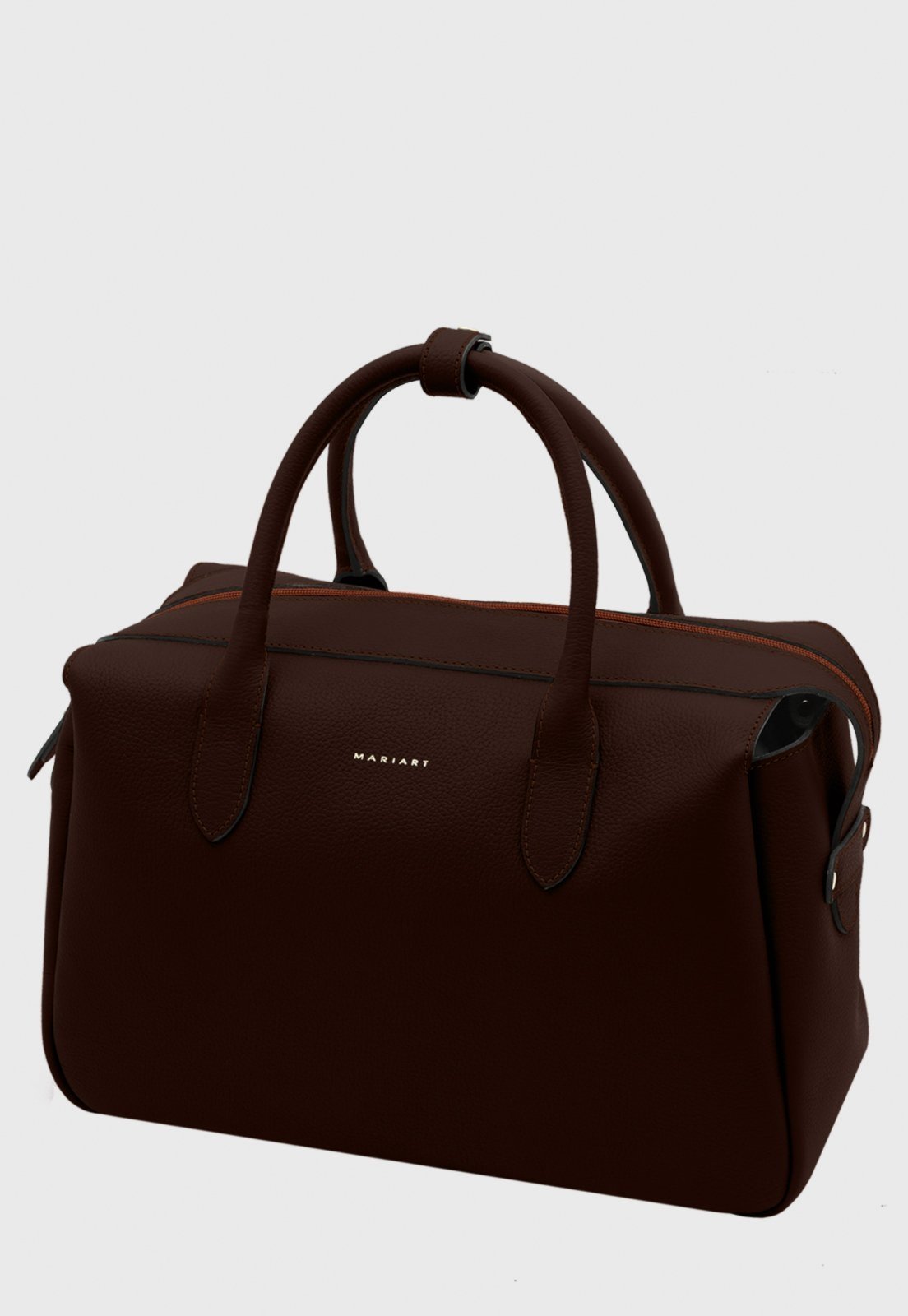Bolsa Bowling Couro Mariart Jambu Chocolate