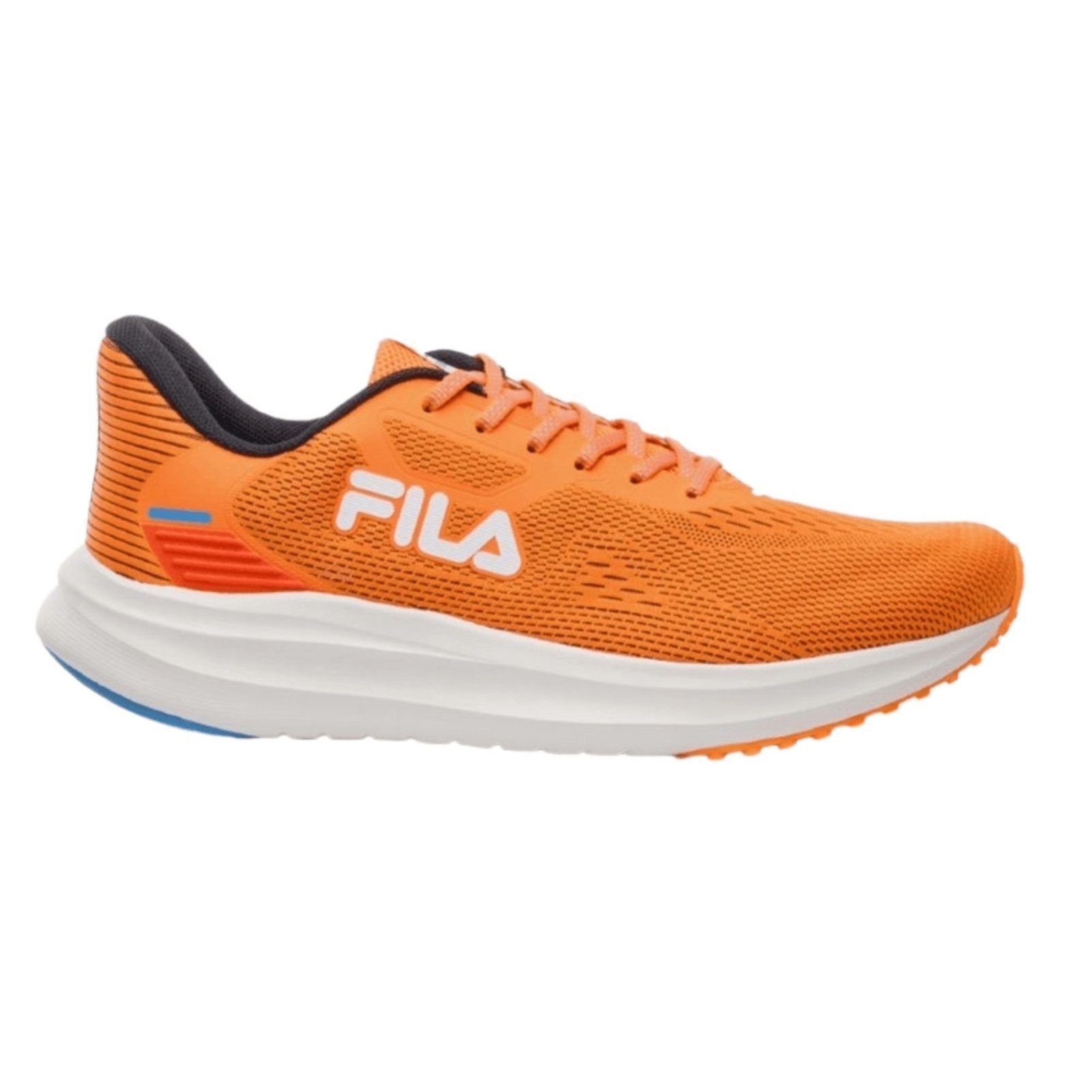 Vista 2 Tênis Fila Fastness Masculino - Laranja/azul /branco laranja azul Fila laranja azul