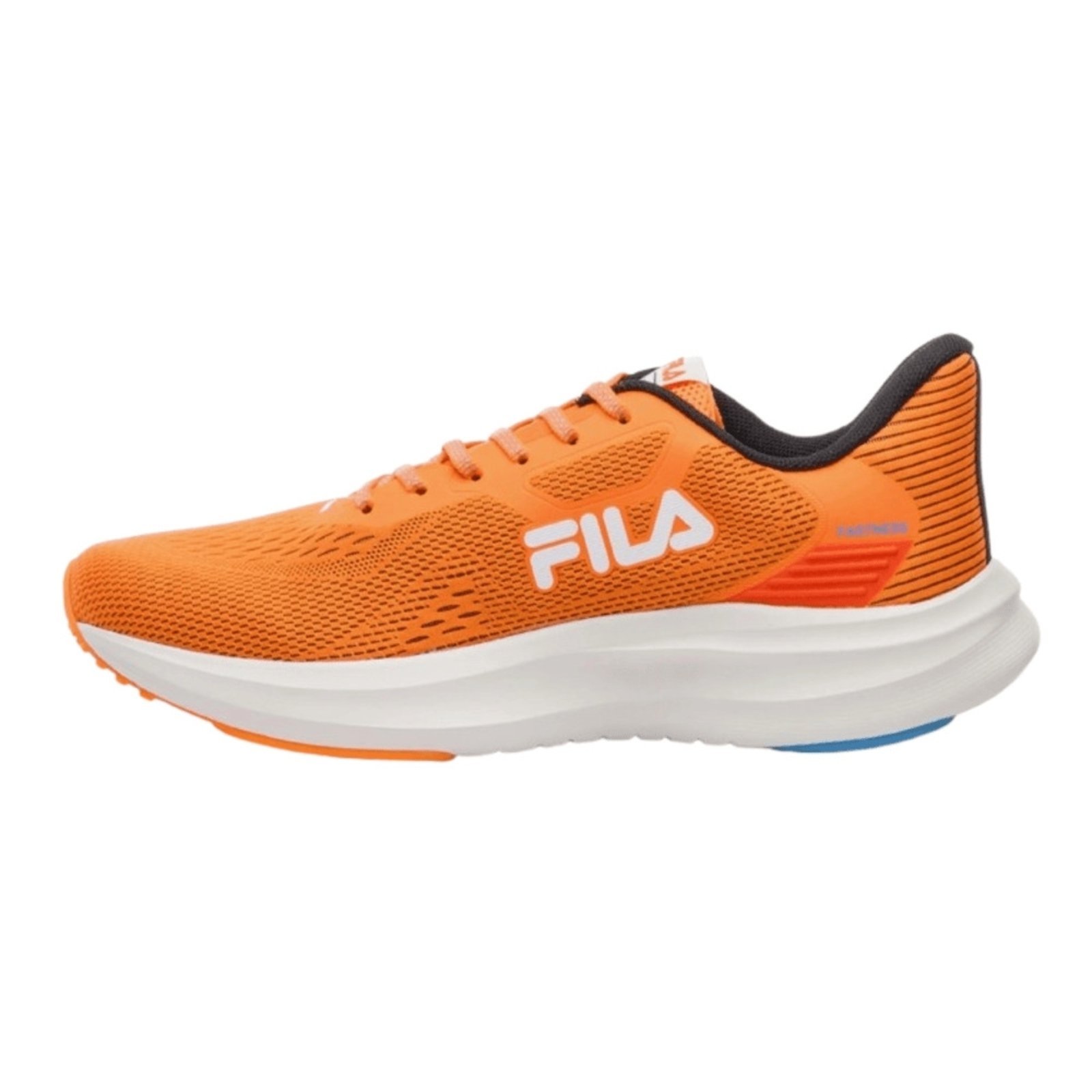 Vista 3 Tênis Fila Fastness Masculino - Laranja/azul /branco laranja azul Fila laranja azul