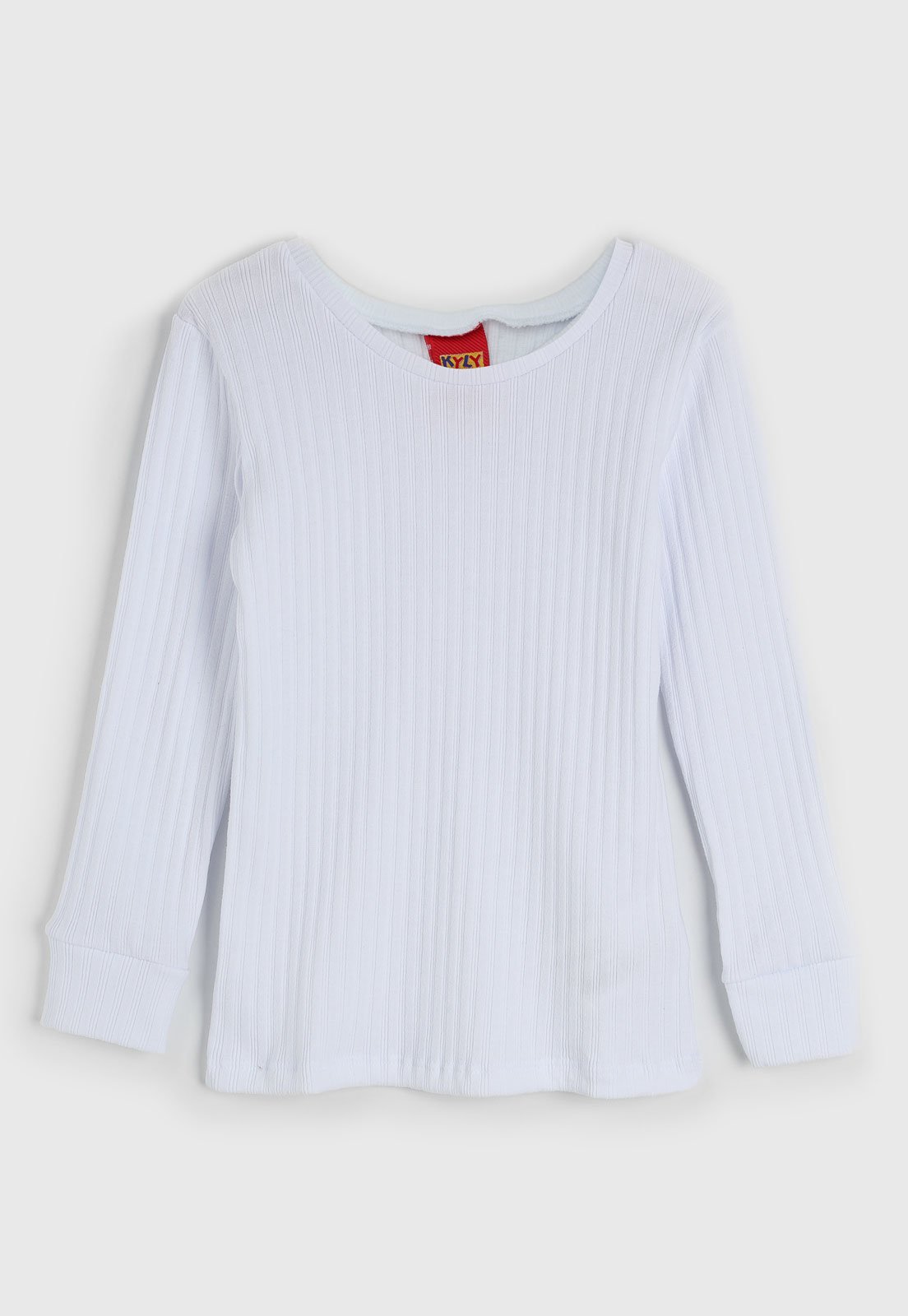 Infantil - Blusa Kyly Canelada Branca