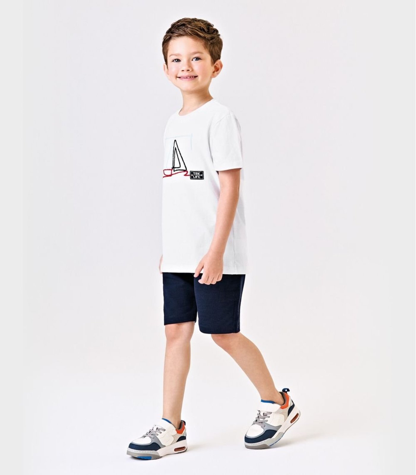 Infantil - Bermuda Com Bolso Lateral Trick Nick Azul