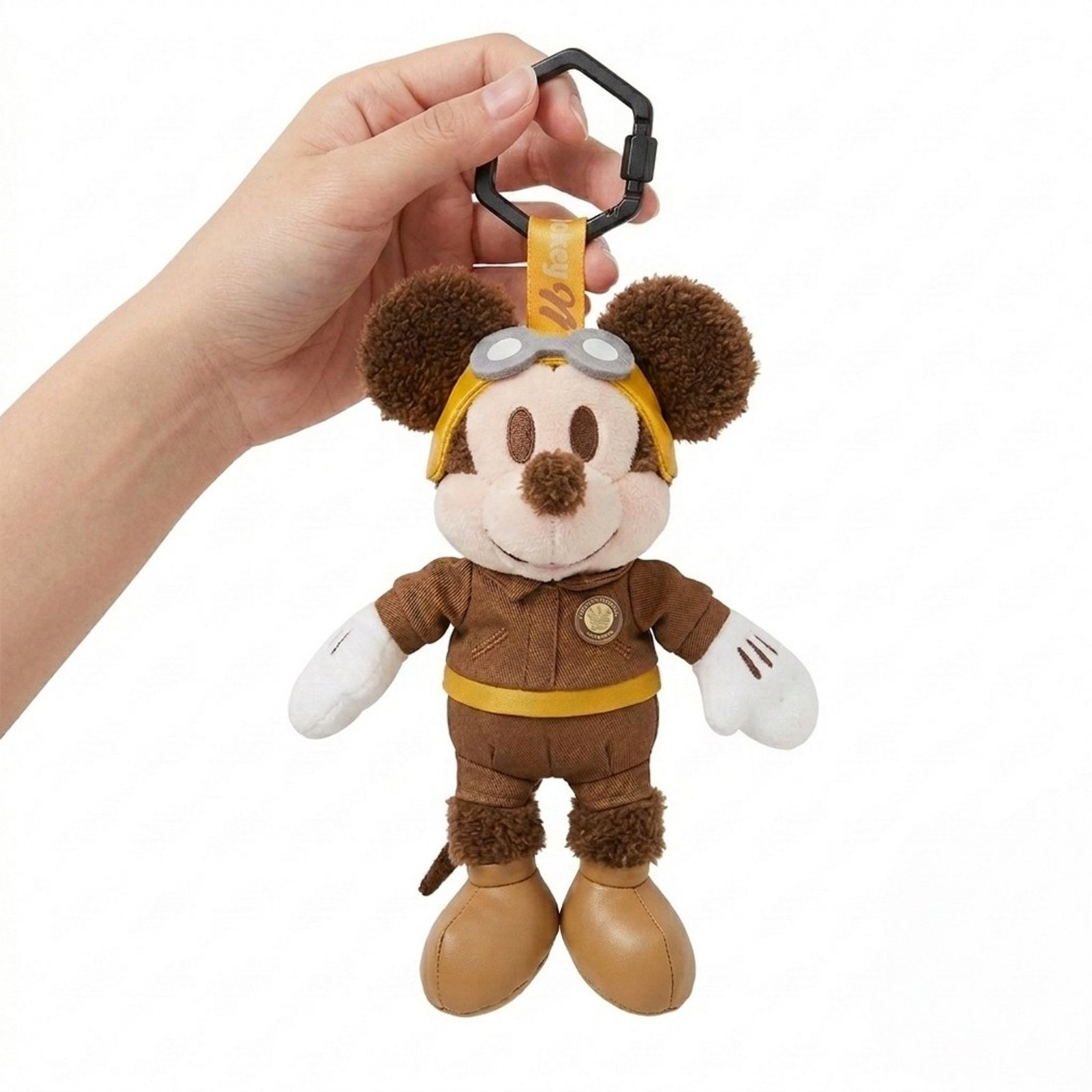 Infantil - Pelúcia Mickey Mouse Chaveiro Original Macio Disney