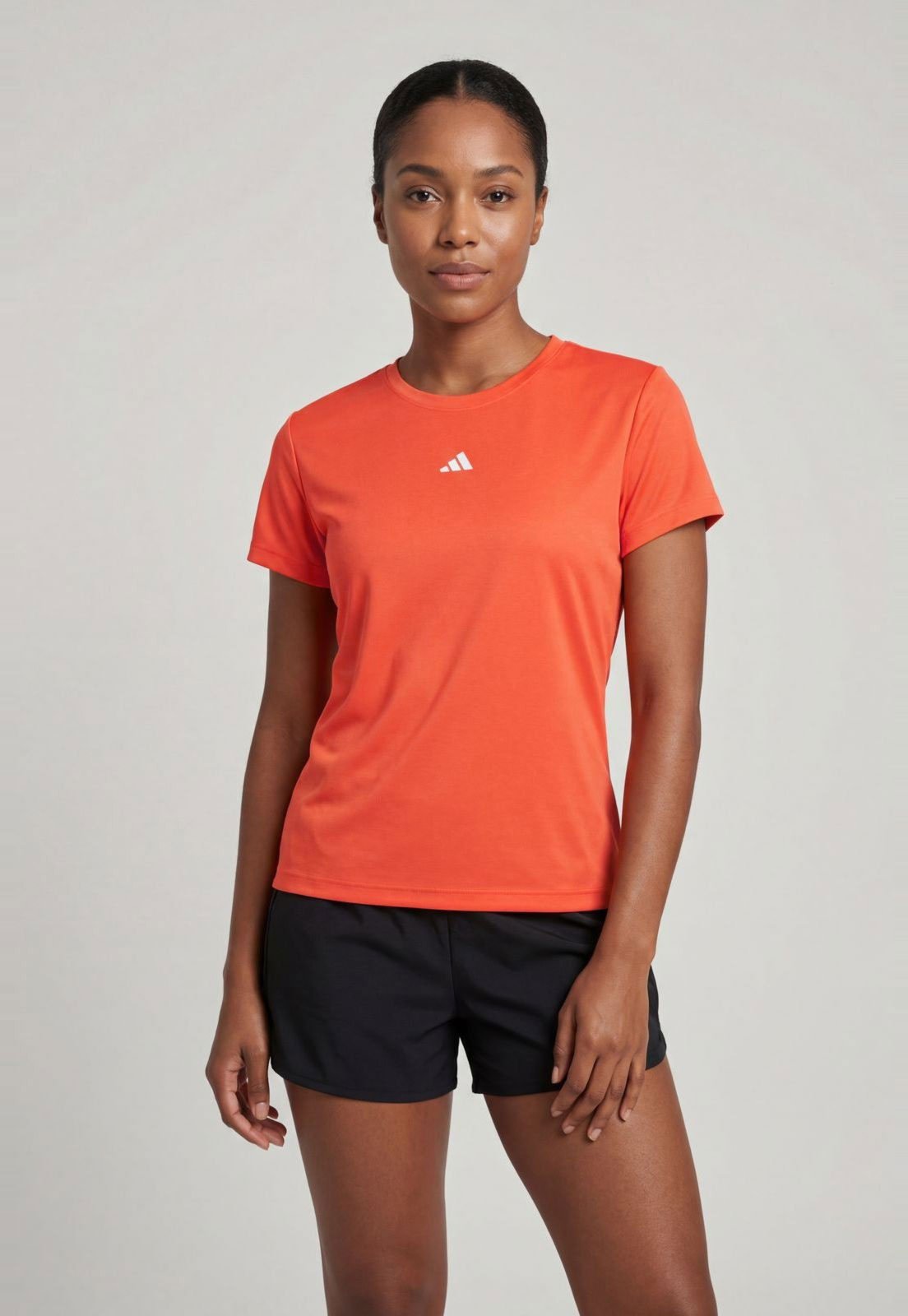 Camiseta Feminina adidas Performance Logo Laranja