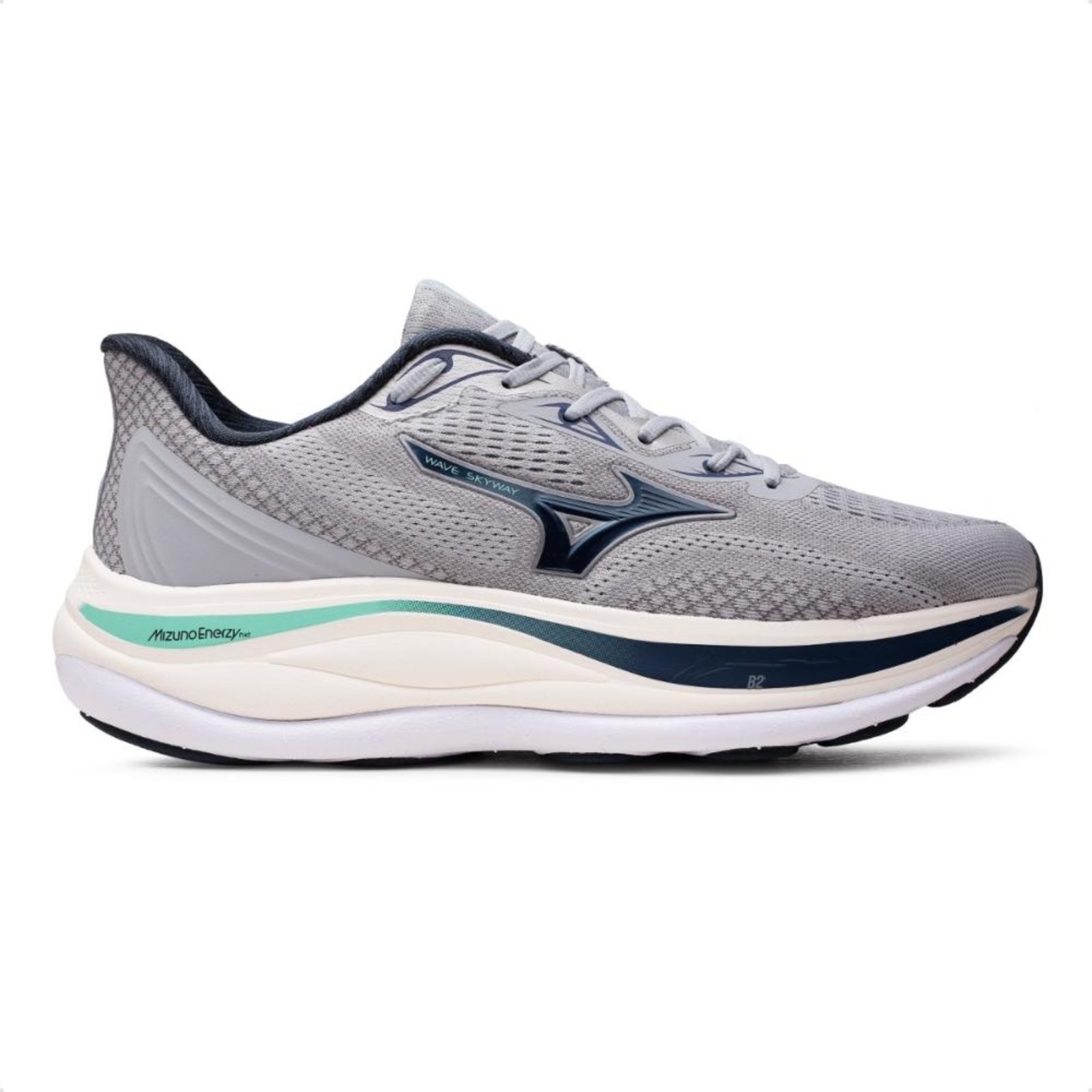 Tênis Mizuno Wave Skyway Masculino Cinza