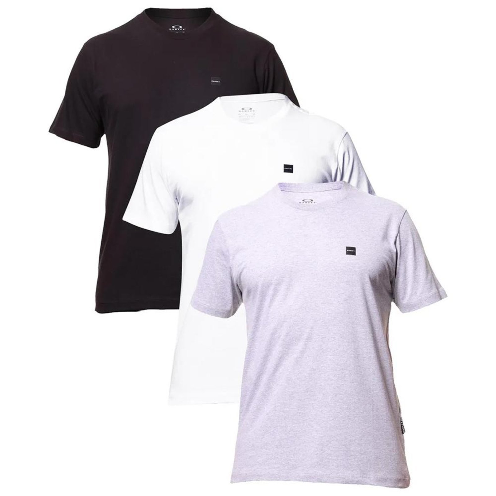 Kit 3 Camisetas Oakley Patch SM26 Masculina Miscellaneous
