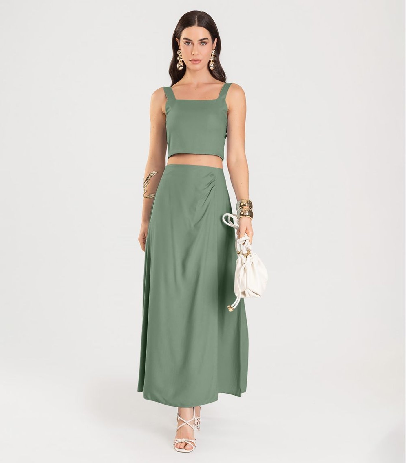 Top Liso Feminino Dianna Verde