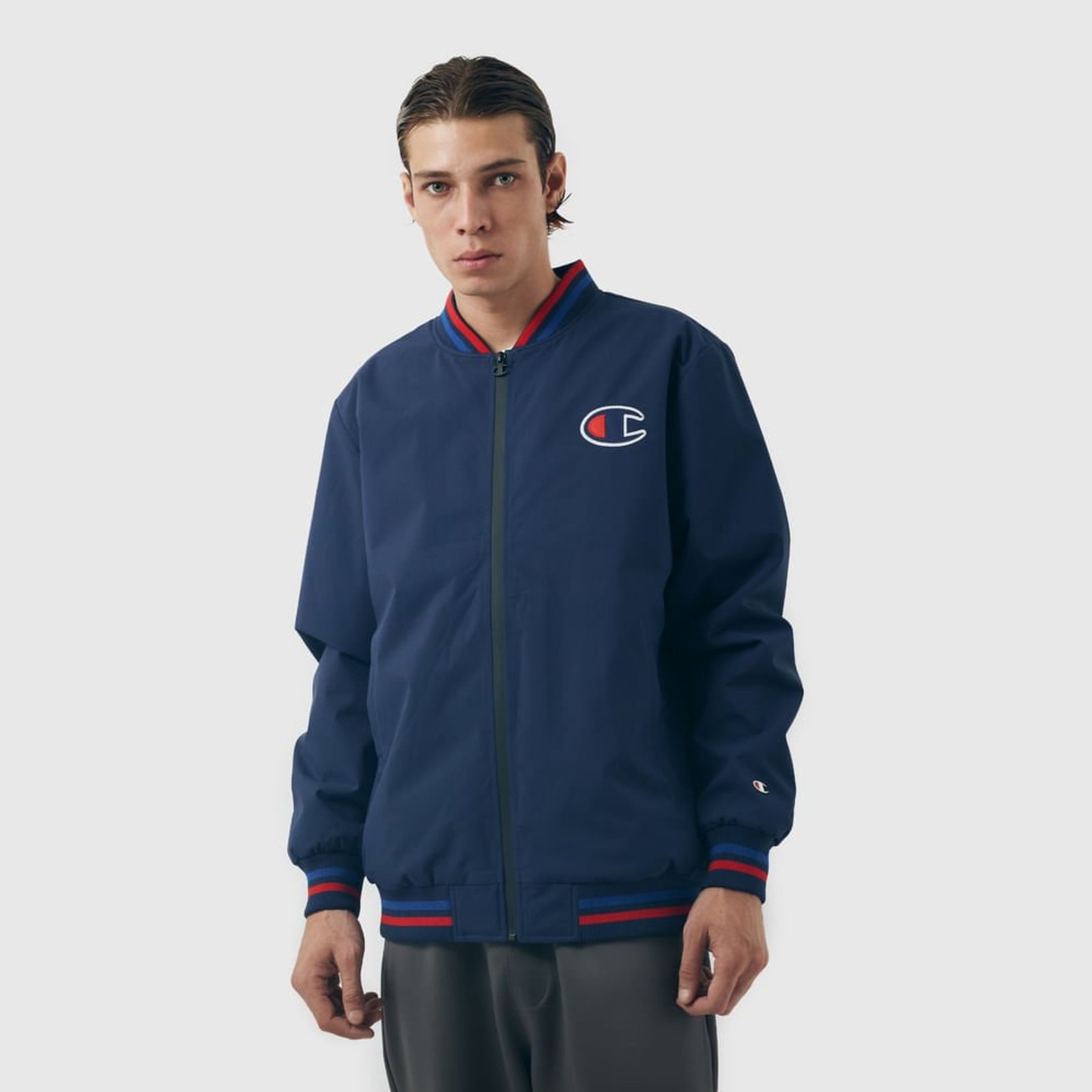 JAQUETA CHAMPION ACTIVE BOMBER JACKET C LOGO PATCH