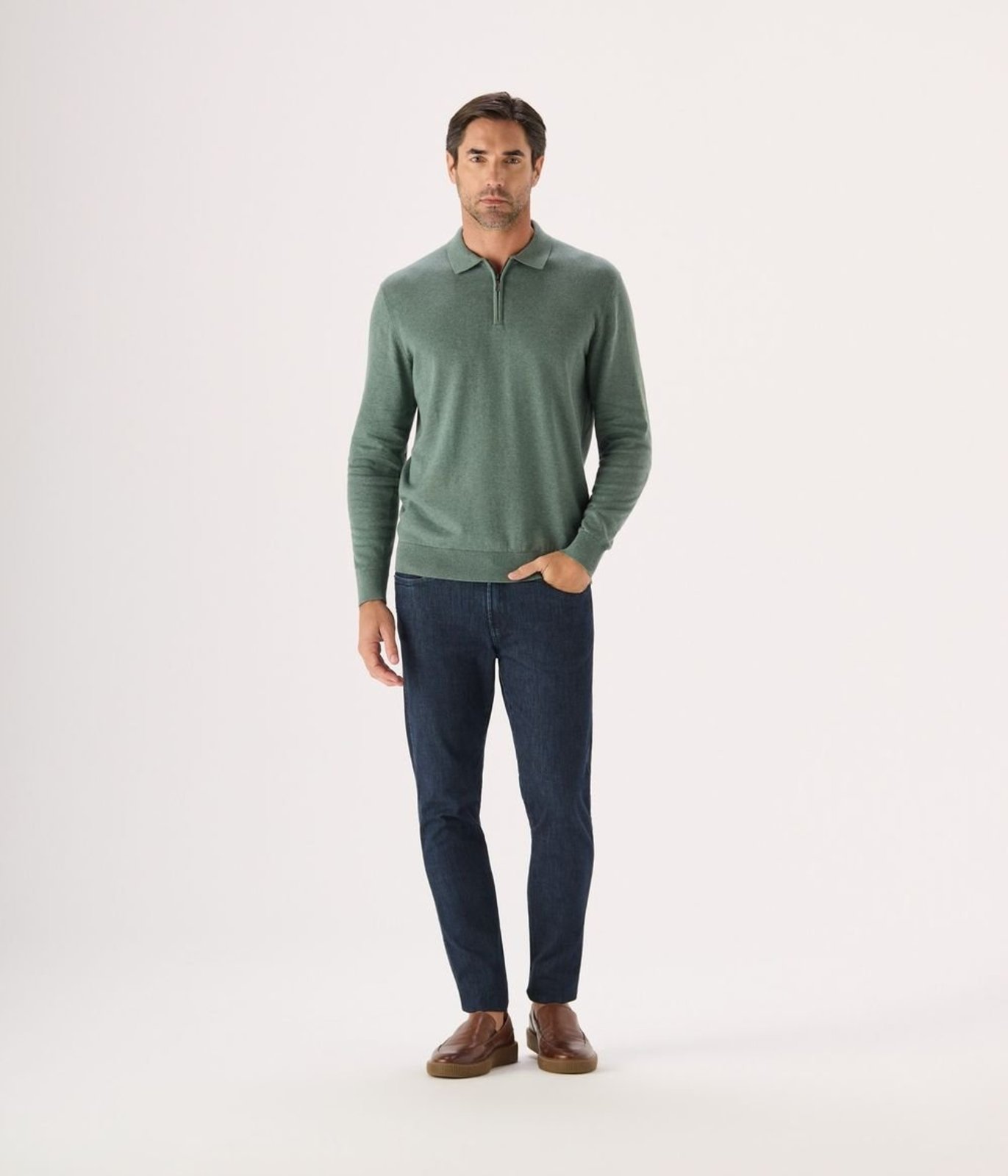Calca Jeans Makenji Slim Masculina Azul Escuro