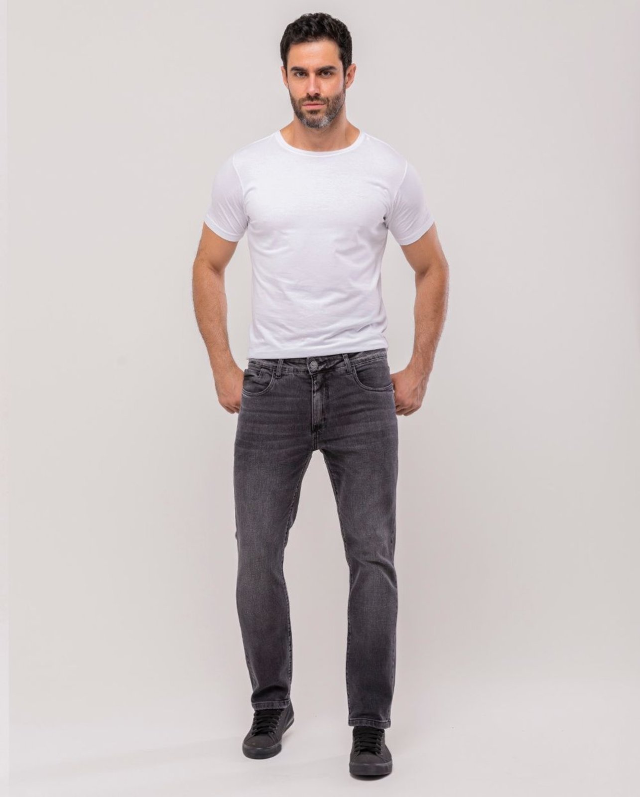 Calça Jeans Masculina Slim Fit Detalhe Bolso 24488 Vintage Consciência