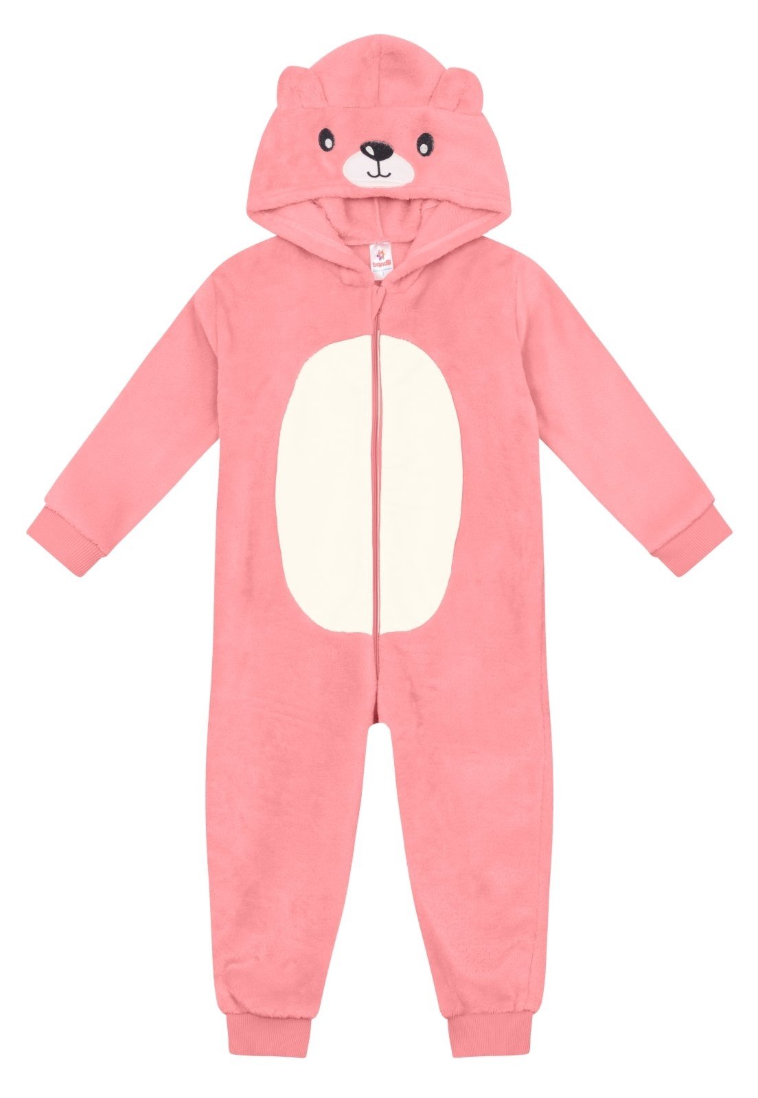 Pijama macacão unissex peluciado Brandili
