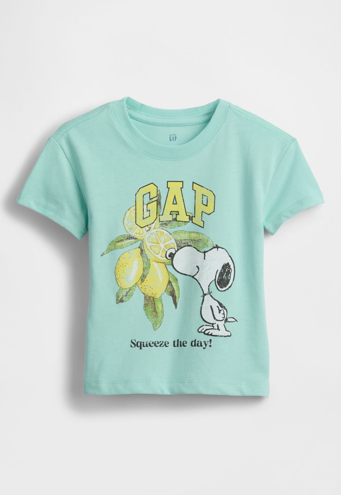Camiseta Manga Curta GAP Snoopy Verde