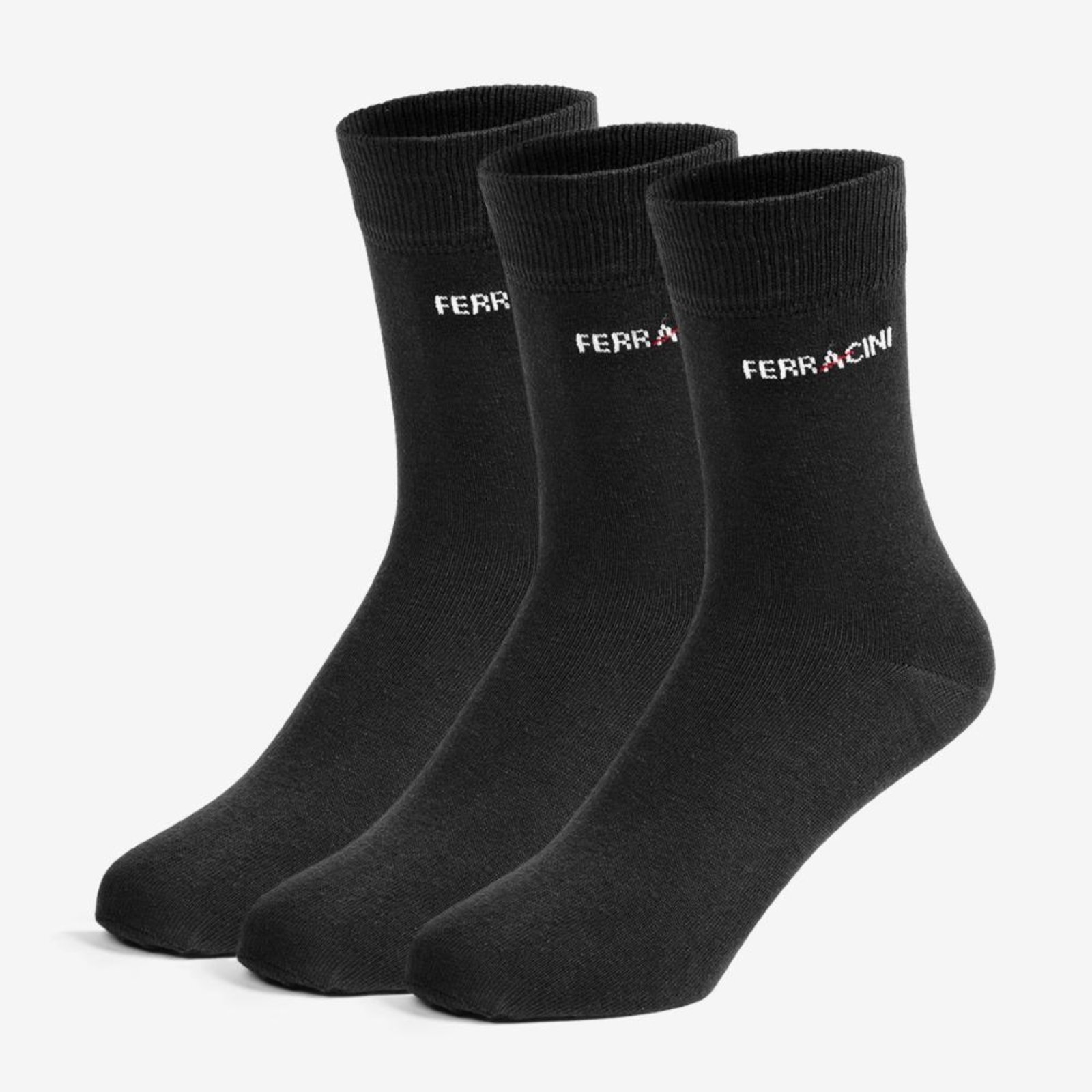 Kit de Meias Algodão Masculino Ferracini KIT BL Preto