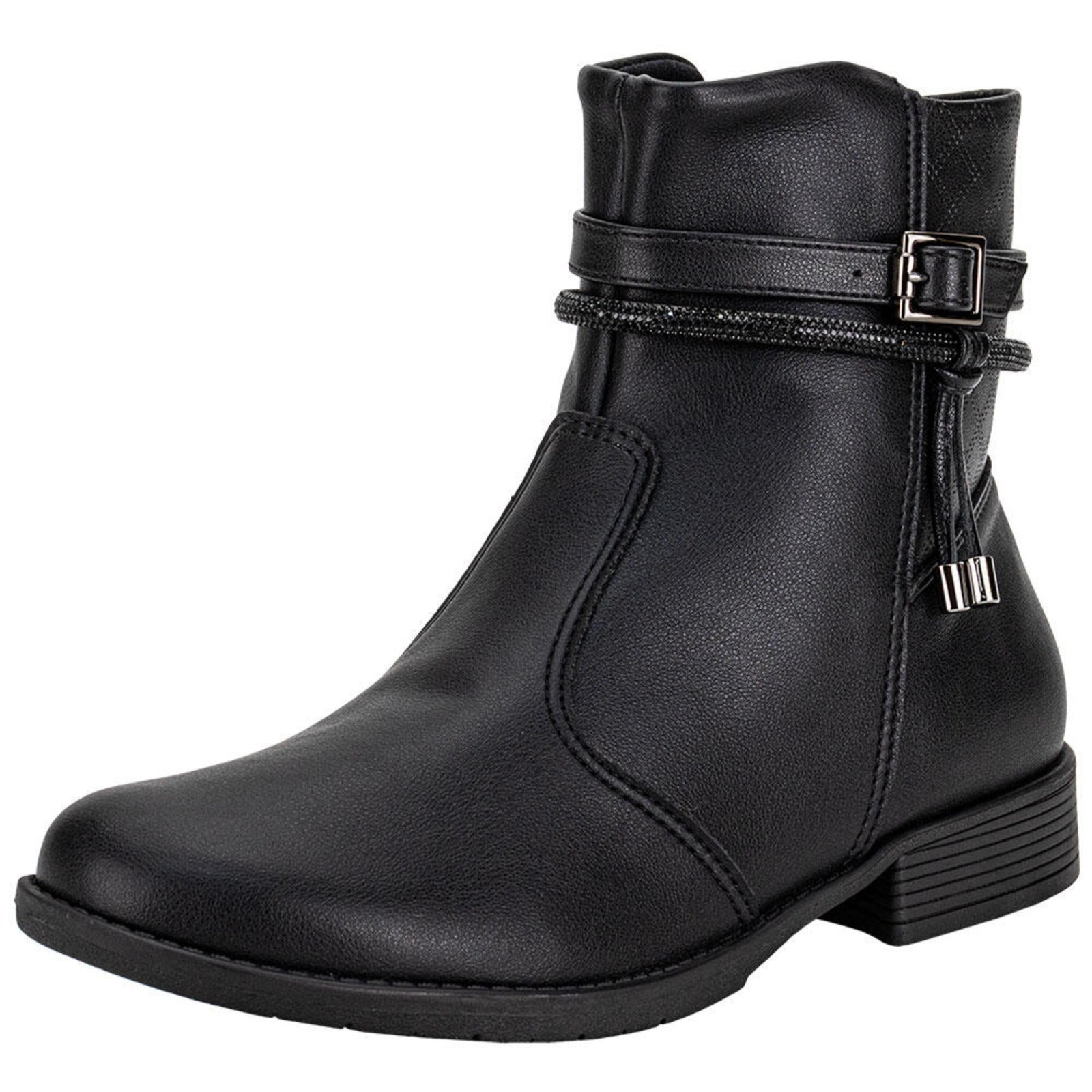 Bota Feminina Cano Baixo Piccadilly 653015 A0083015 Preto