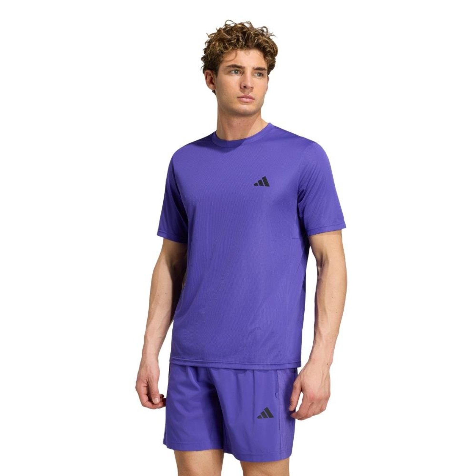 CAMISETA WORKOUT ESSENTIALS BASE adidas Performance Roxo