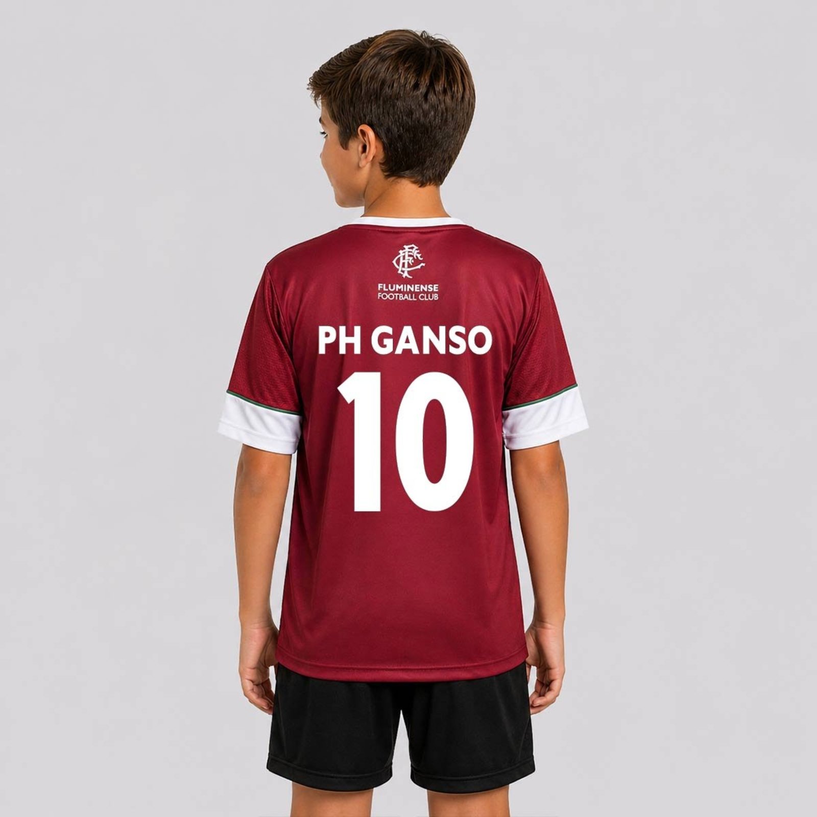 Camisa Fluminense Chiado Grená 10 Ganso