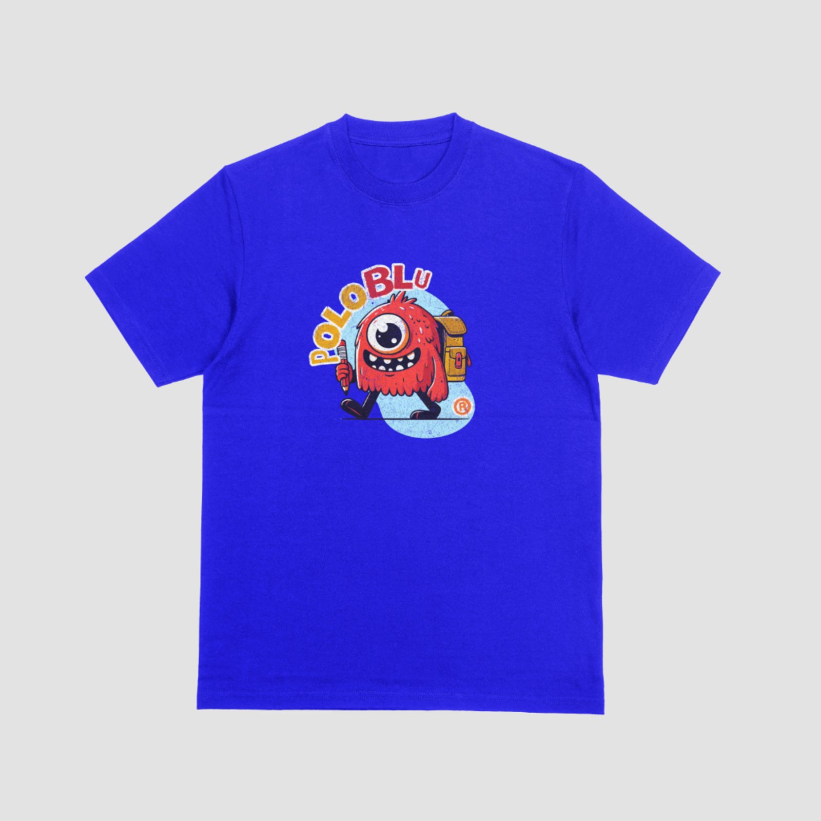 Infantil – Camiseta Masculina Gola Redonda Polo Blu Azul Royal do RN ao GG