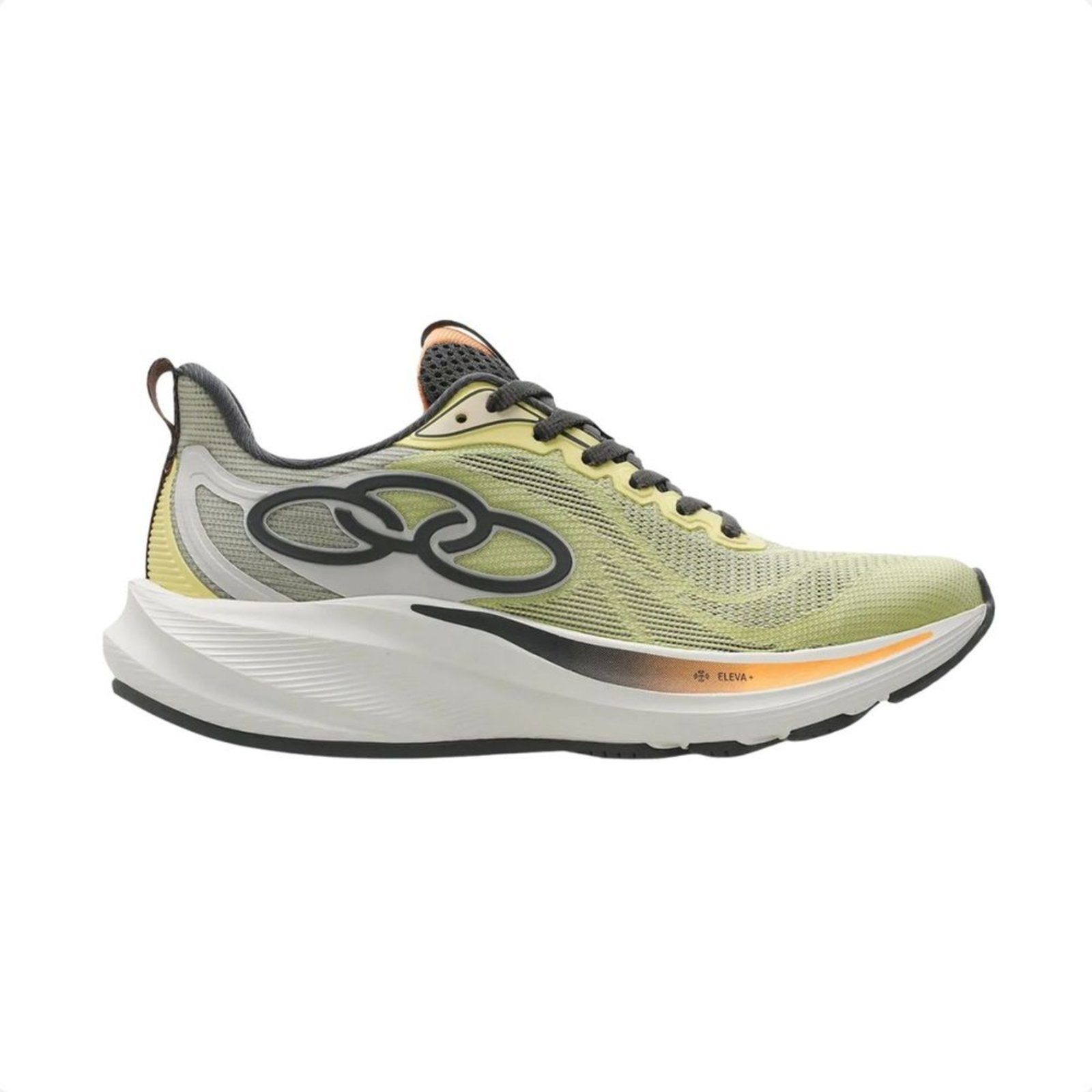 Vista 2 Tênis Running Feminino Olympikus Circuito amarelo OLYMPIKUS amarelo