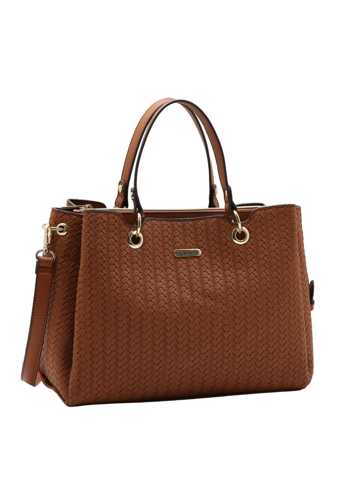 Bolsa Feminina Chenson Mão Contemporâneo 3485954 Marrom