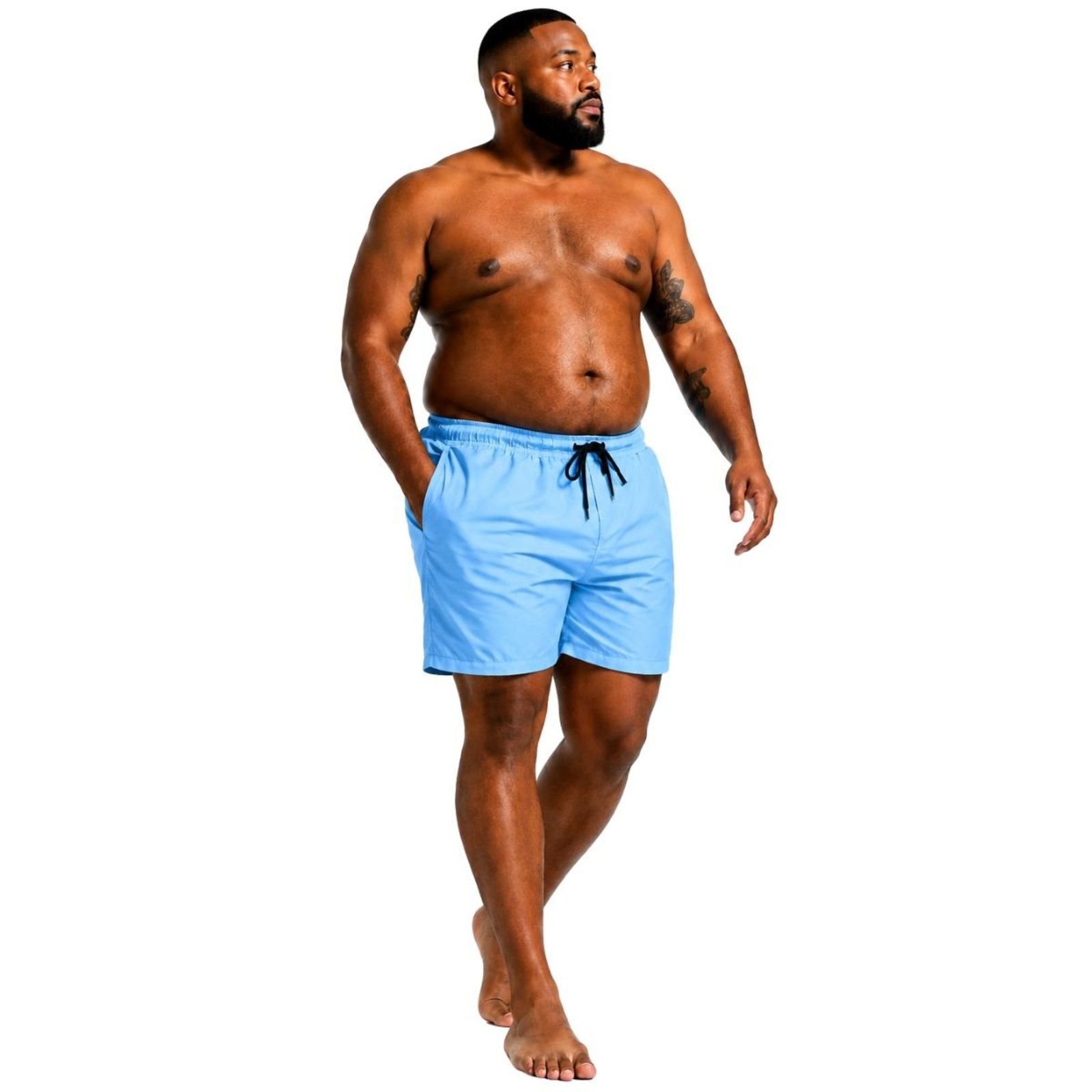 Short Tactel Masculino Plus Size Leve Bermuda Praia Verão