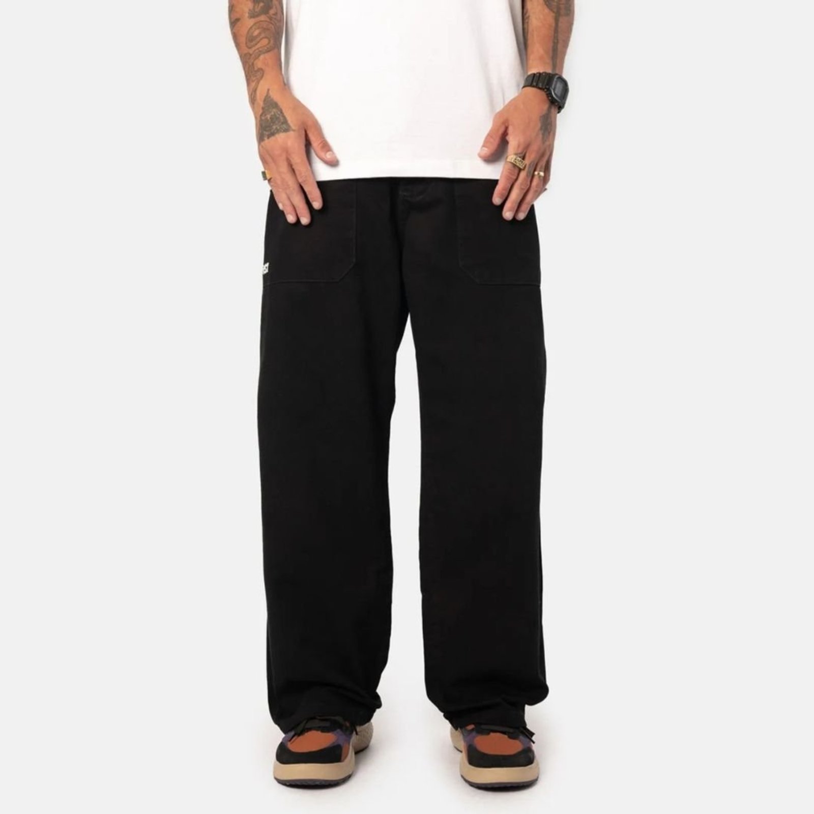 Calça Sarja Lost Skateboard Fit - PRETO