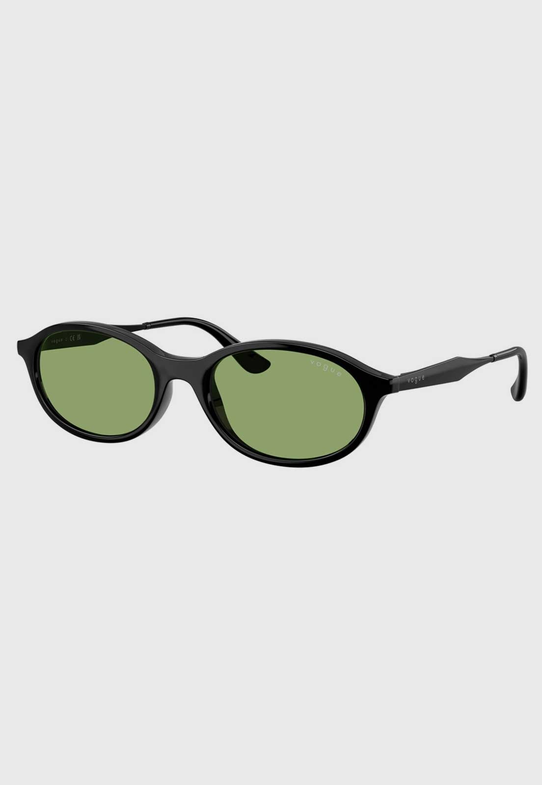Óculos de Sol Feminino Vogue Oval Preto