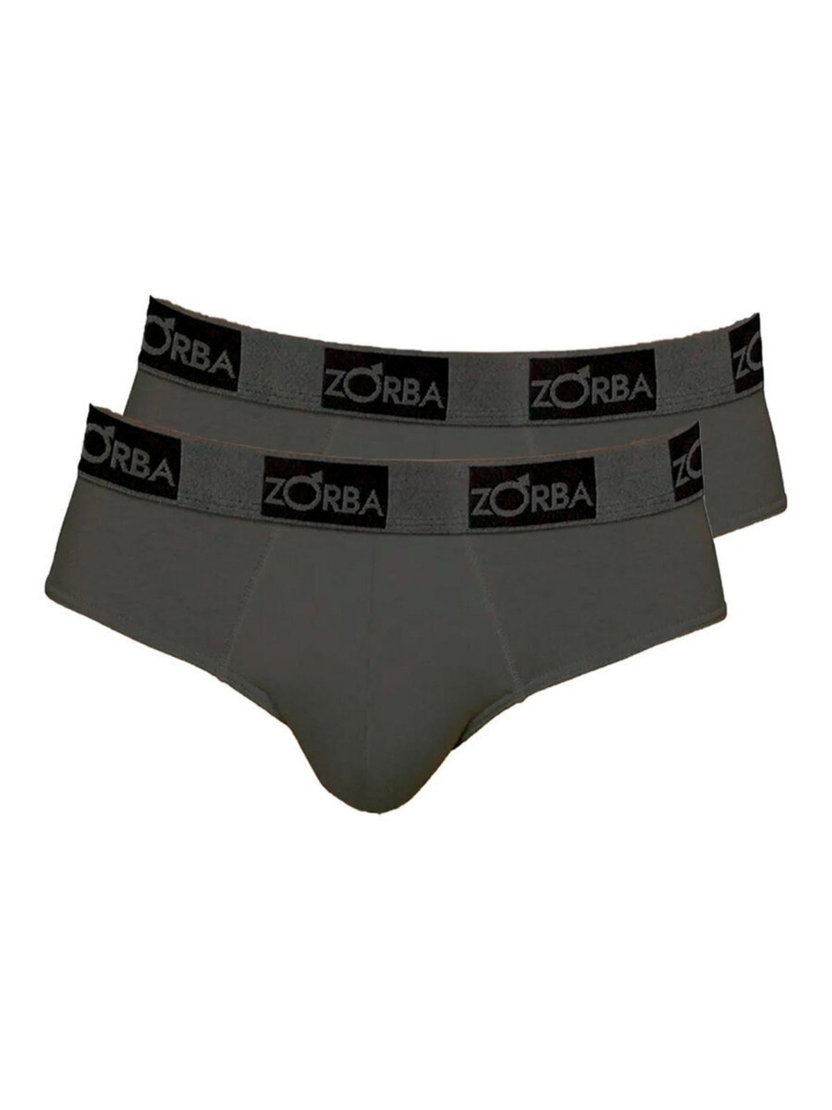 Kit com 2 Cuecas Slip Zorba 716 Cinza