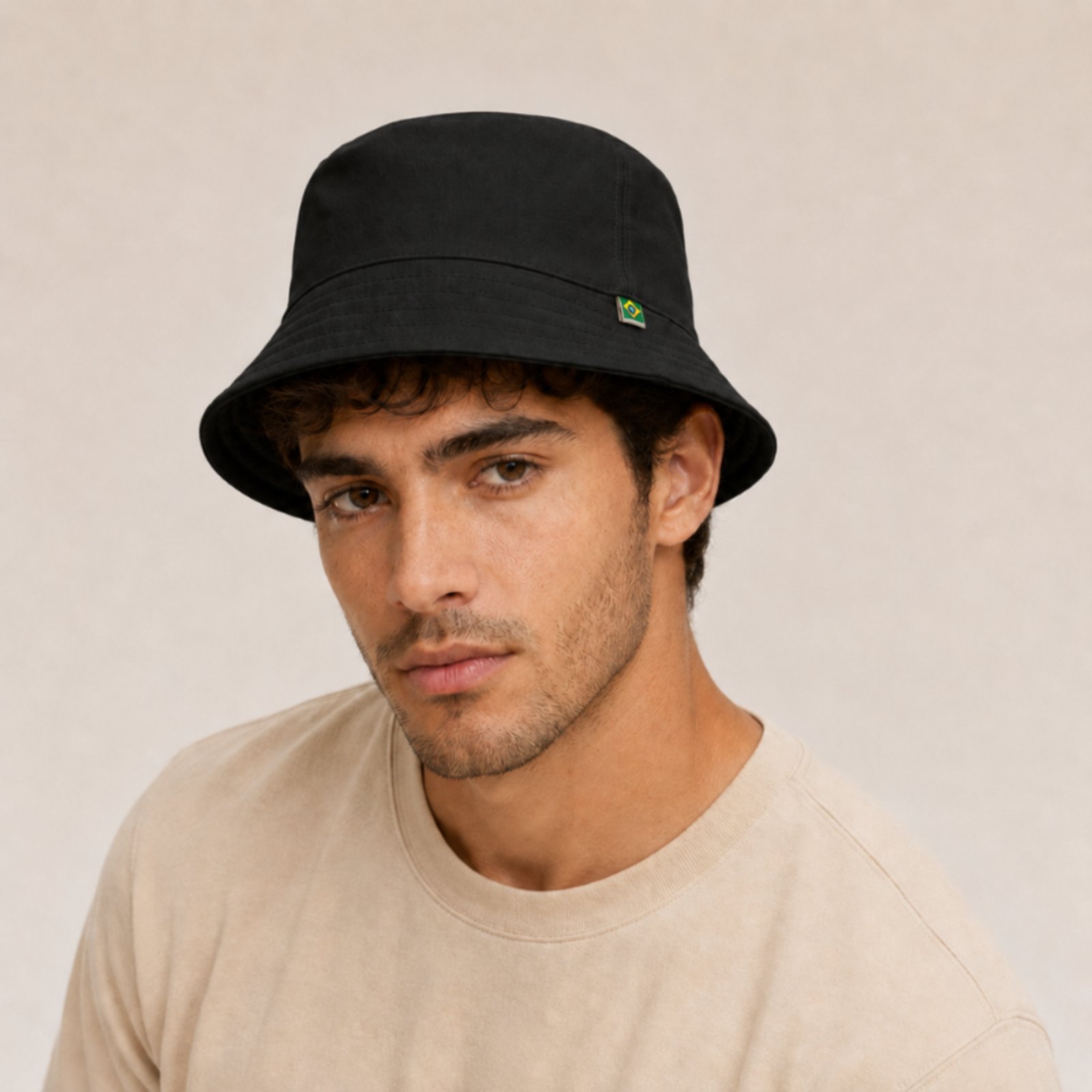 Chapéu Bucket Hat Streetwear - Preto
