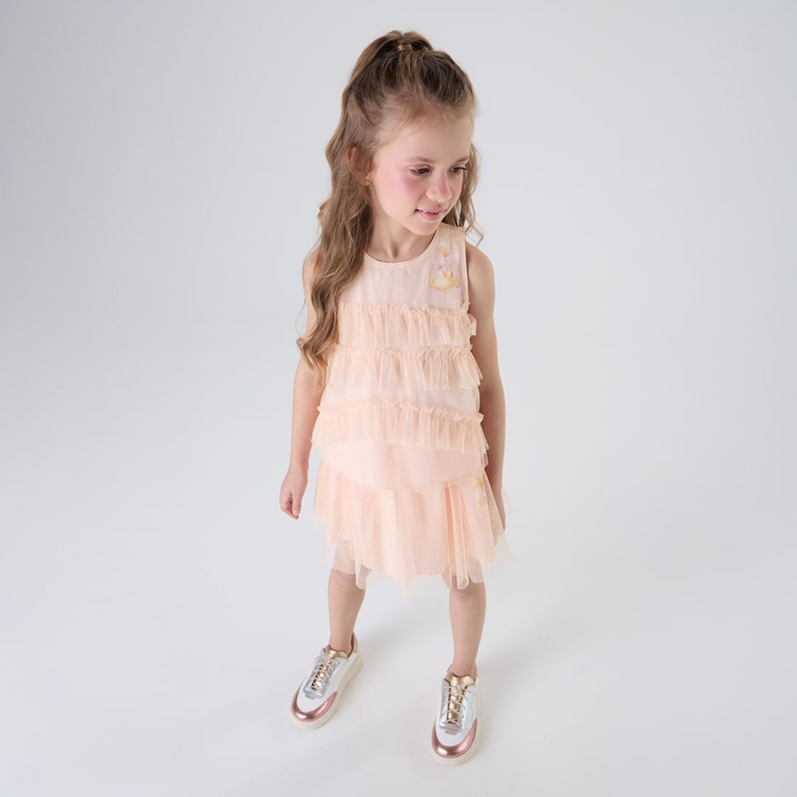 Infantil - Blusa Regata Tule Feminina Lilica Ripilica