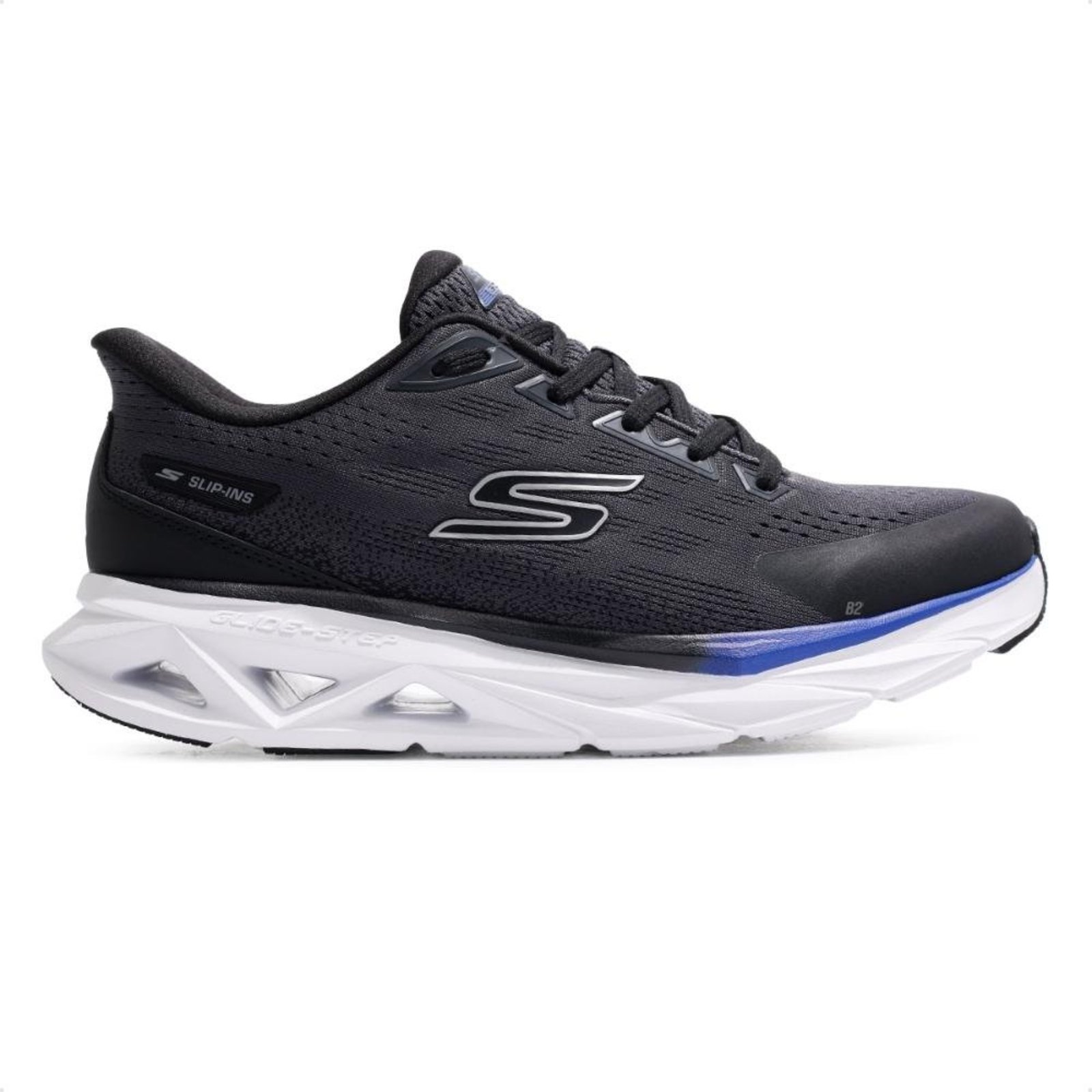 Tênis Skechers Glide-Step Vortex Slip-ins Masculino Preto