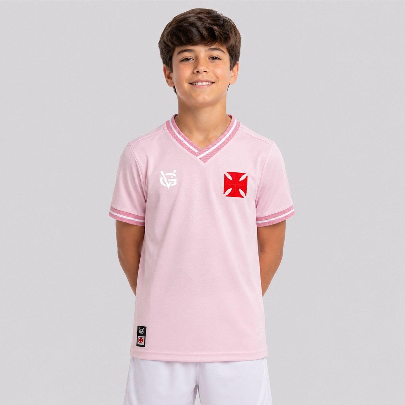 Camisa Vasco Aurora Juvenil Rosa