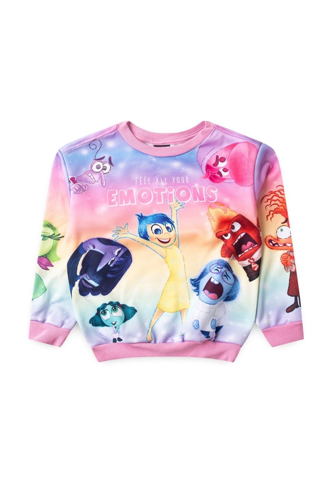 Infantil - Casaco Disney Feminino Rosa Divertida Mente 2