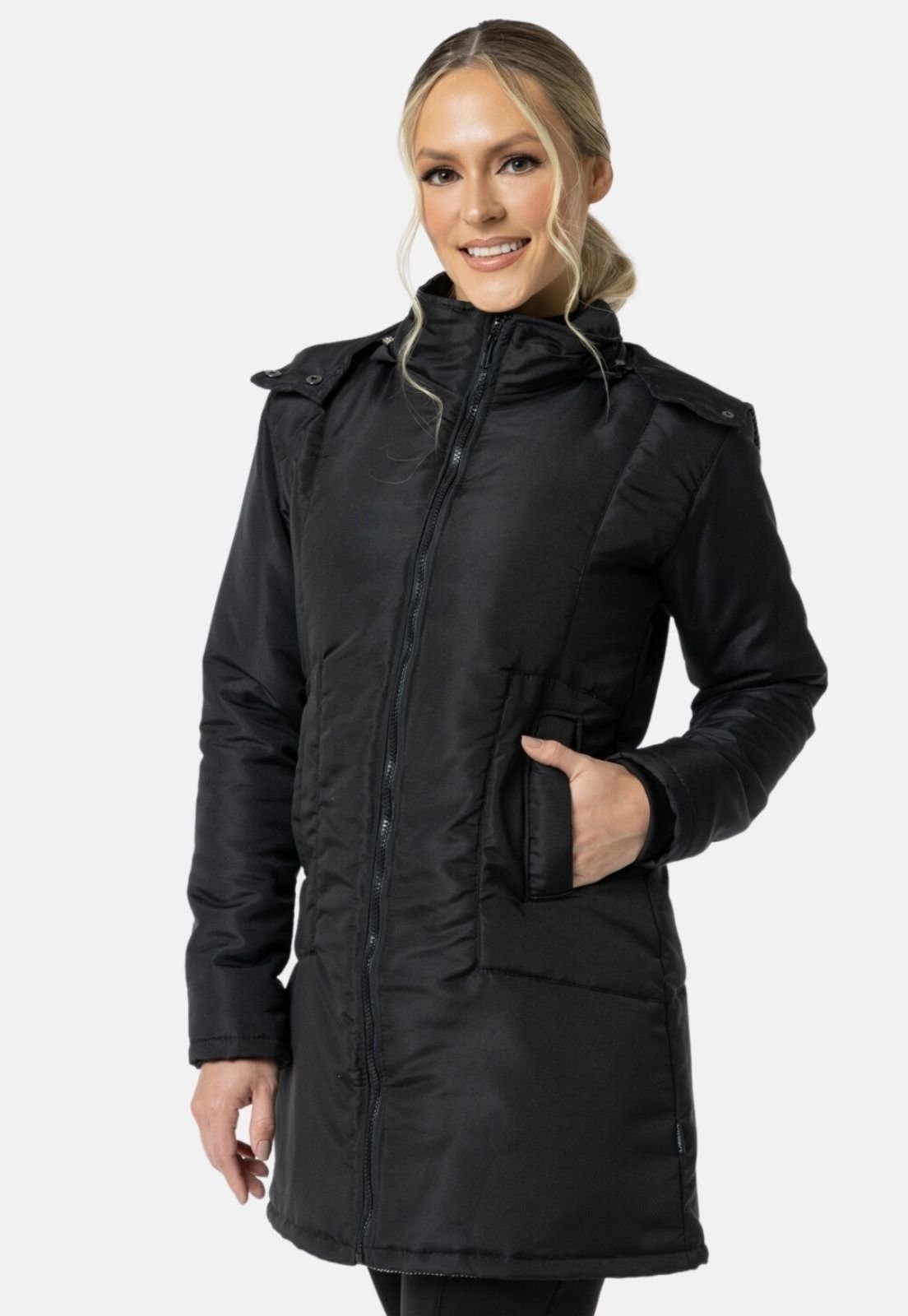 Jaqueta Sobretudo com Capuz Removível Carbella Winter
