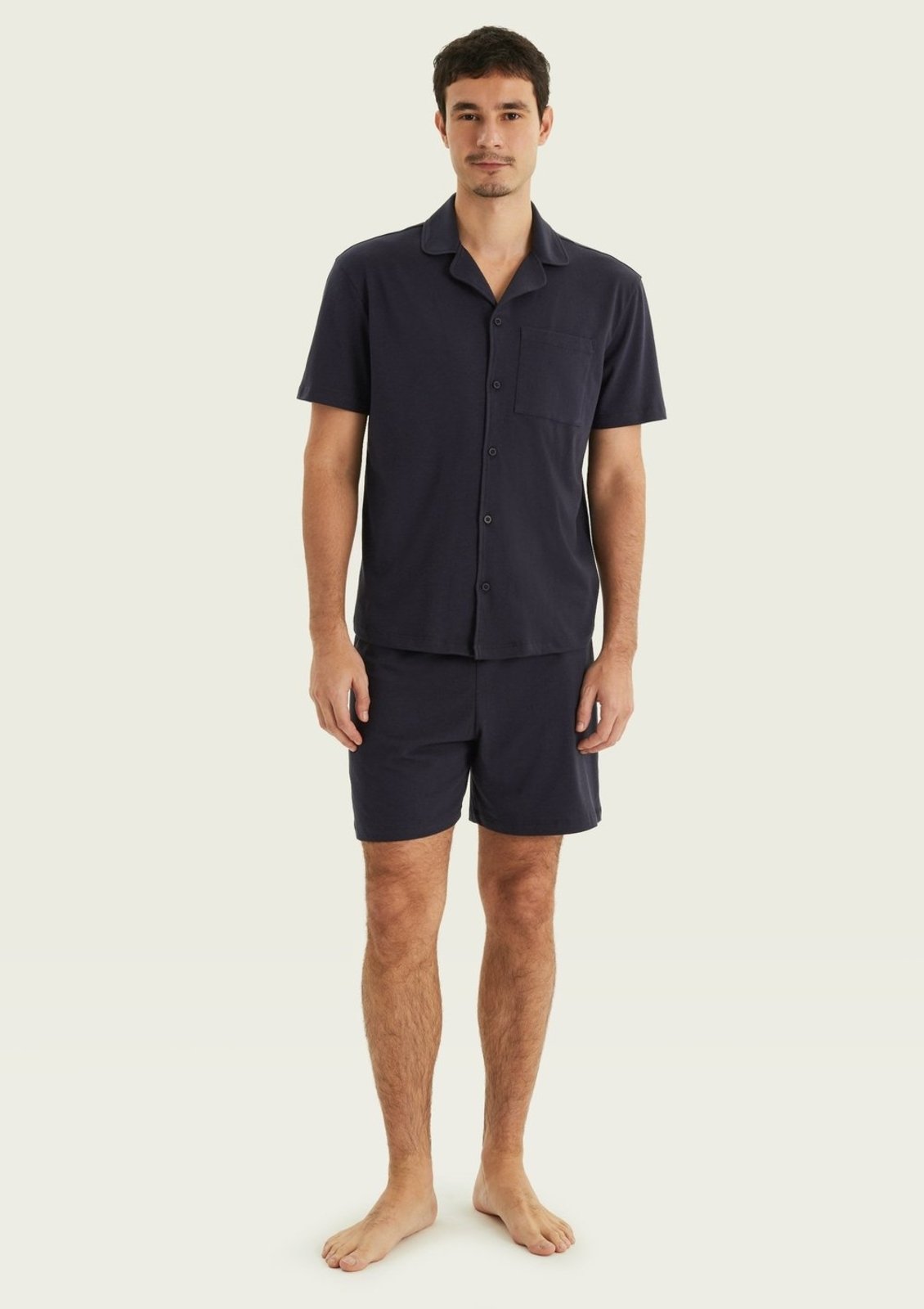 Pijama Curto Masculino Americano Hering