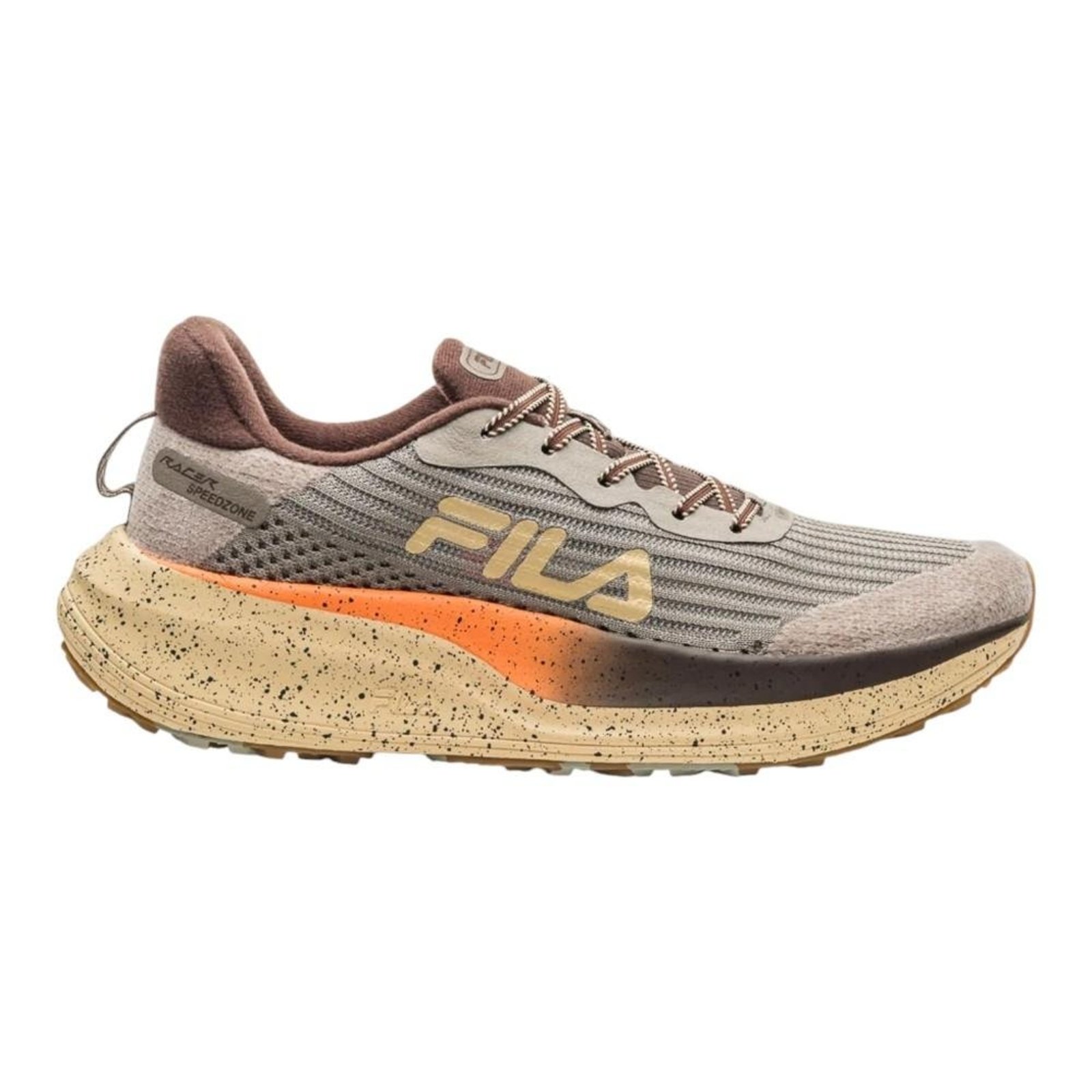 Tênis Fila Racer Speedzone Tr Marrom e Bege Masculino Marrom