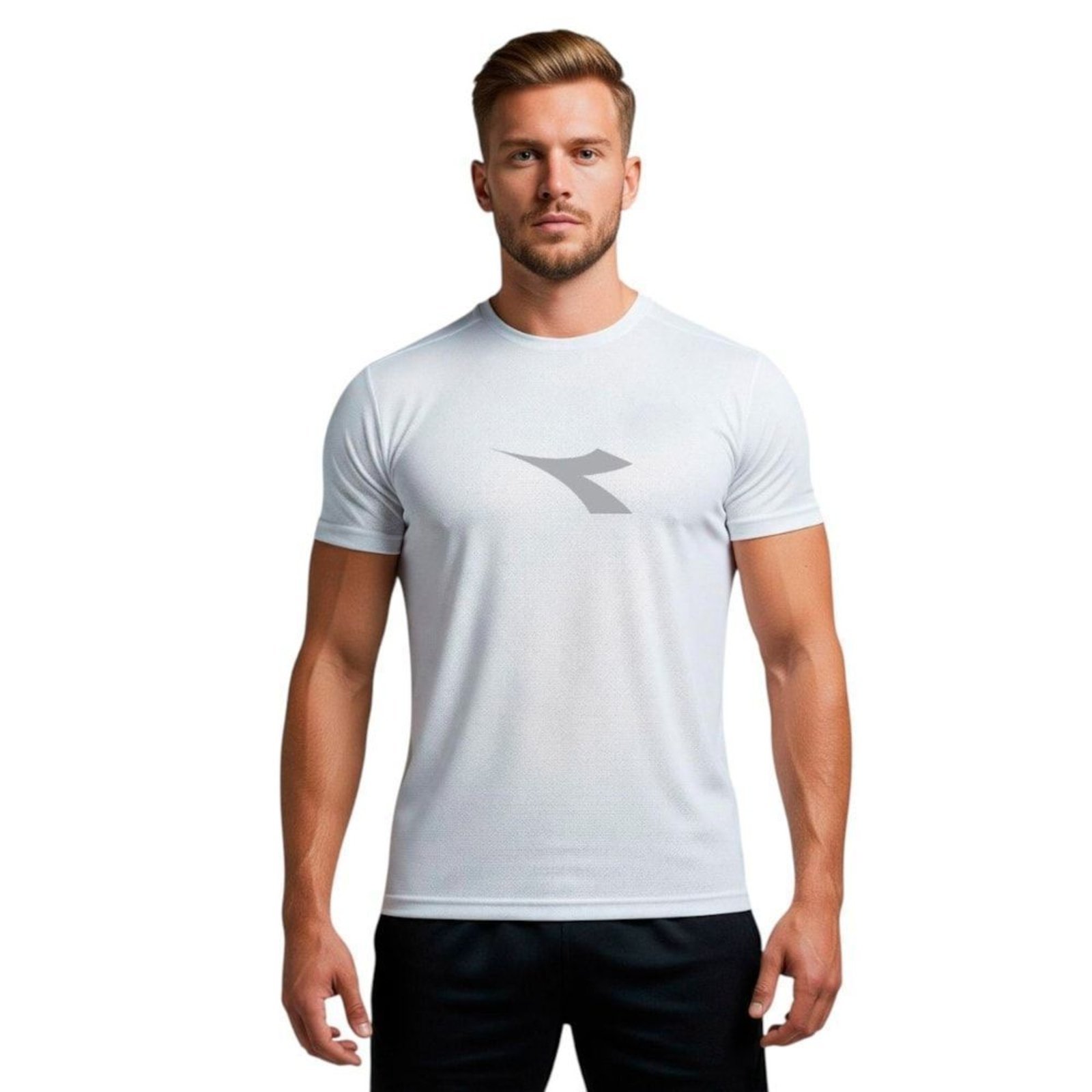 Camiseta Diadora Big Logo Masculina - Branco - diadora