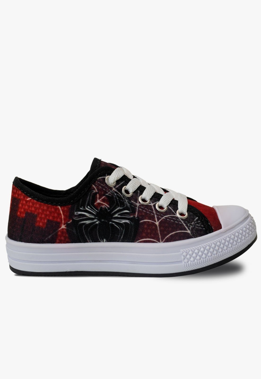 Vista 3 Infantil - Tenis Pop Star Masculino Pópidi Aranha preto Pópidí preto