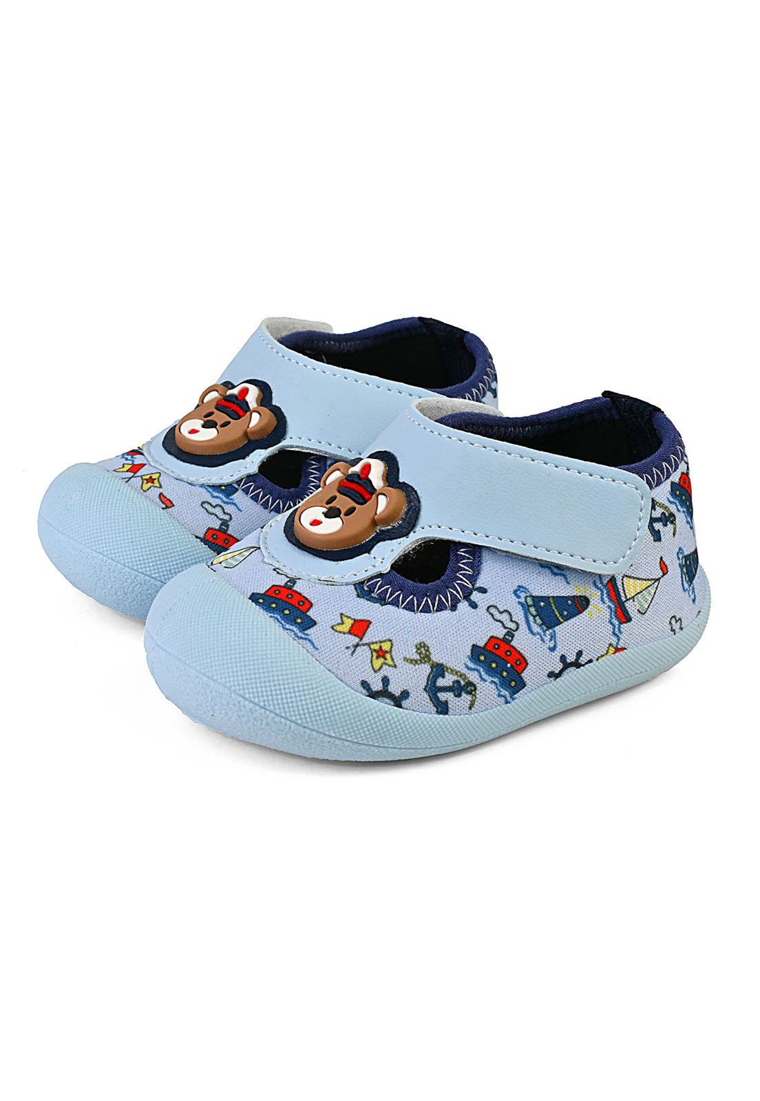 Vista 2 Infantil - Sapameia Antiderrapante Menino Marinheiro Enfeite Mzkid azul Mzkid azul