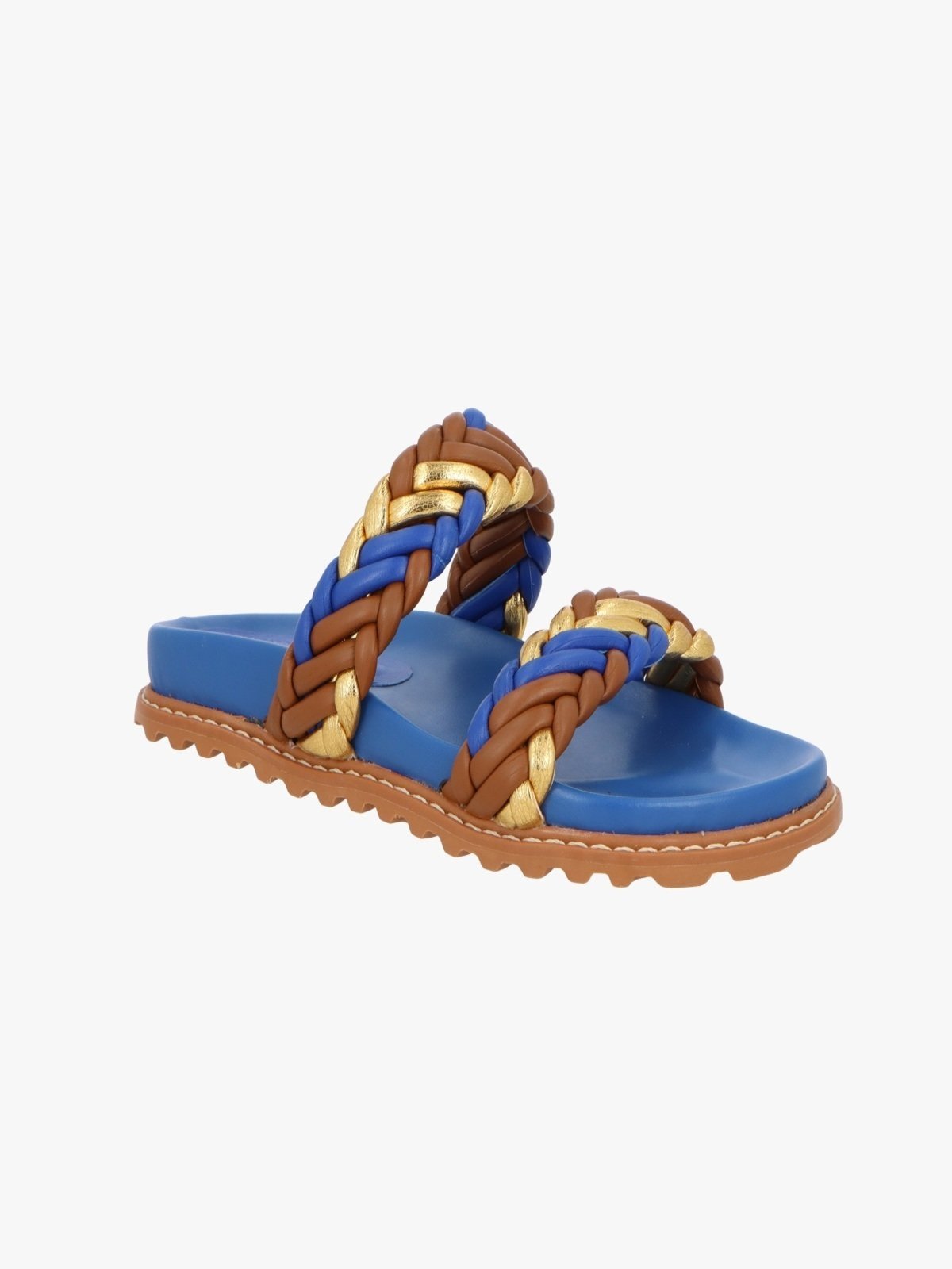 Papete Luiza Barcelos Blueberry e Dourado
