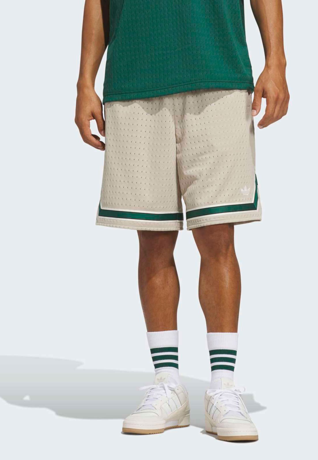 Short Masculino adidas Originals Lifestyle Basketball Bege