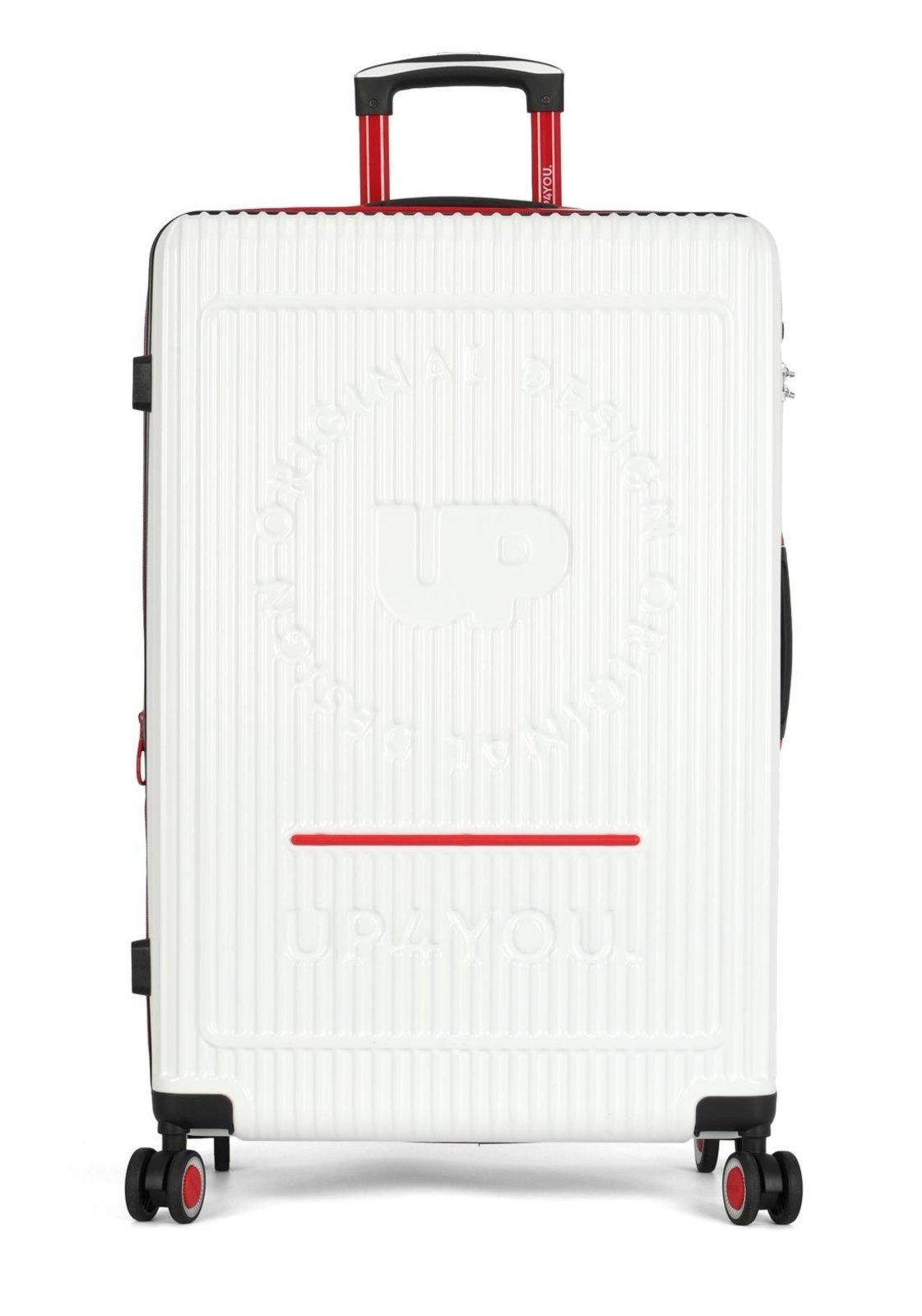 Infantil - Mala Viagem G Juvenil ABS Strike Expansiva TSA 360 Up4you Branco