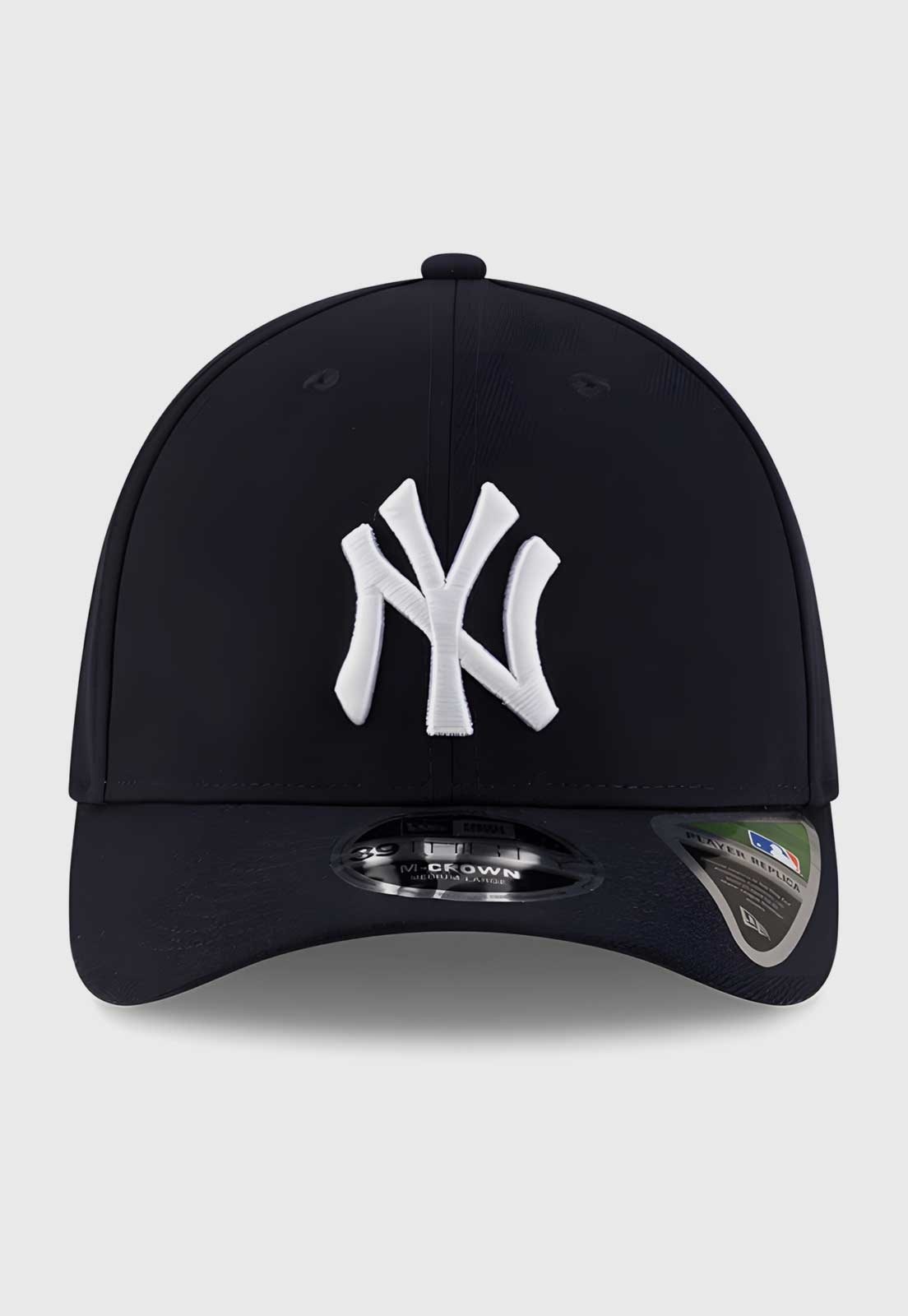Boné New Era MLB Yankees Aba Curva Preto