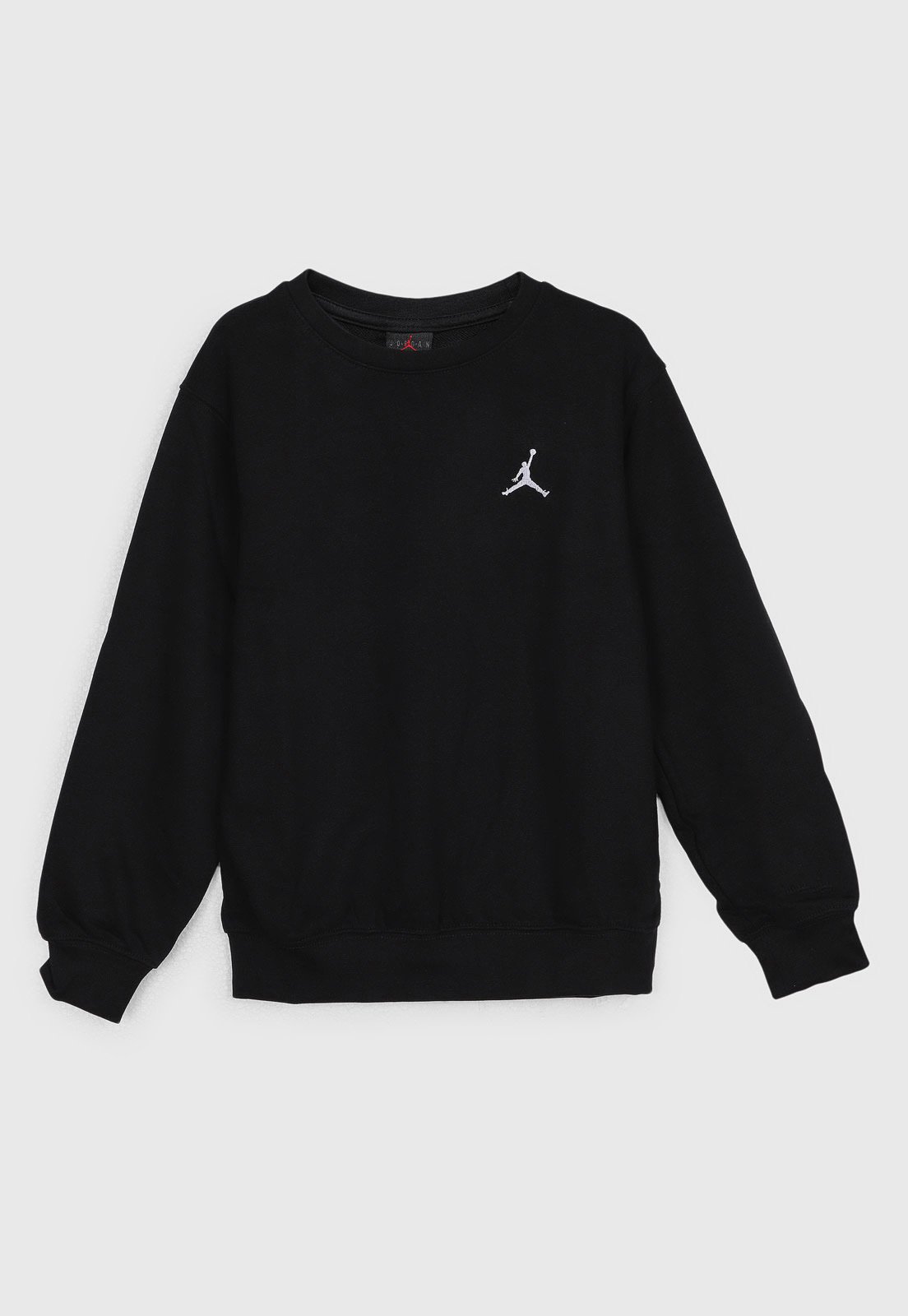 Infantil - Blusa de Moletom Fecahda Nike Jordan Preta