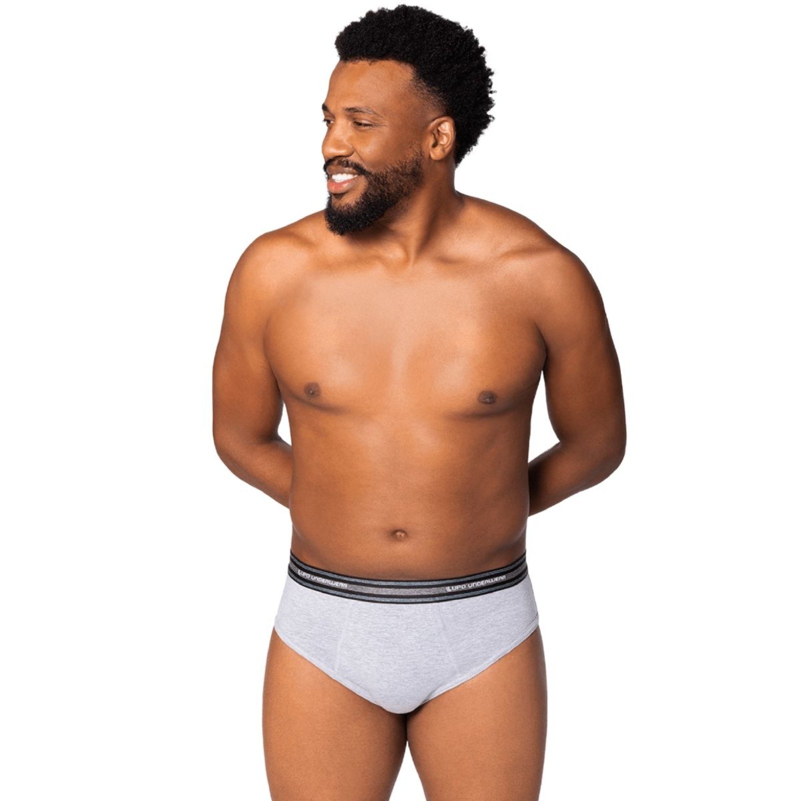 Cueca Slip Plus Size De Algodão Masculino Lupo