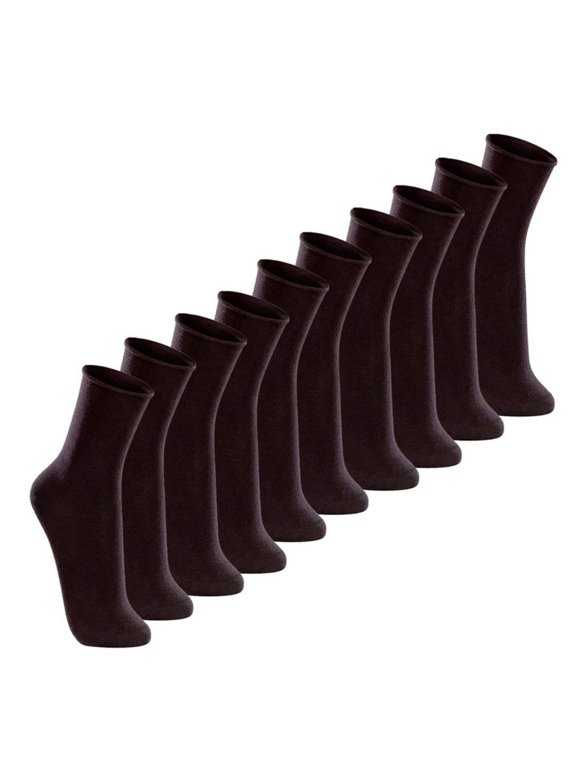 Kit com 10 Pares de Meias sem Punho Casual Lupo 1275-011