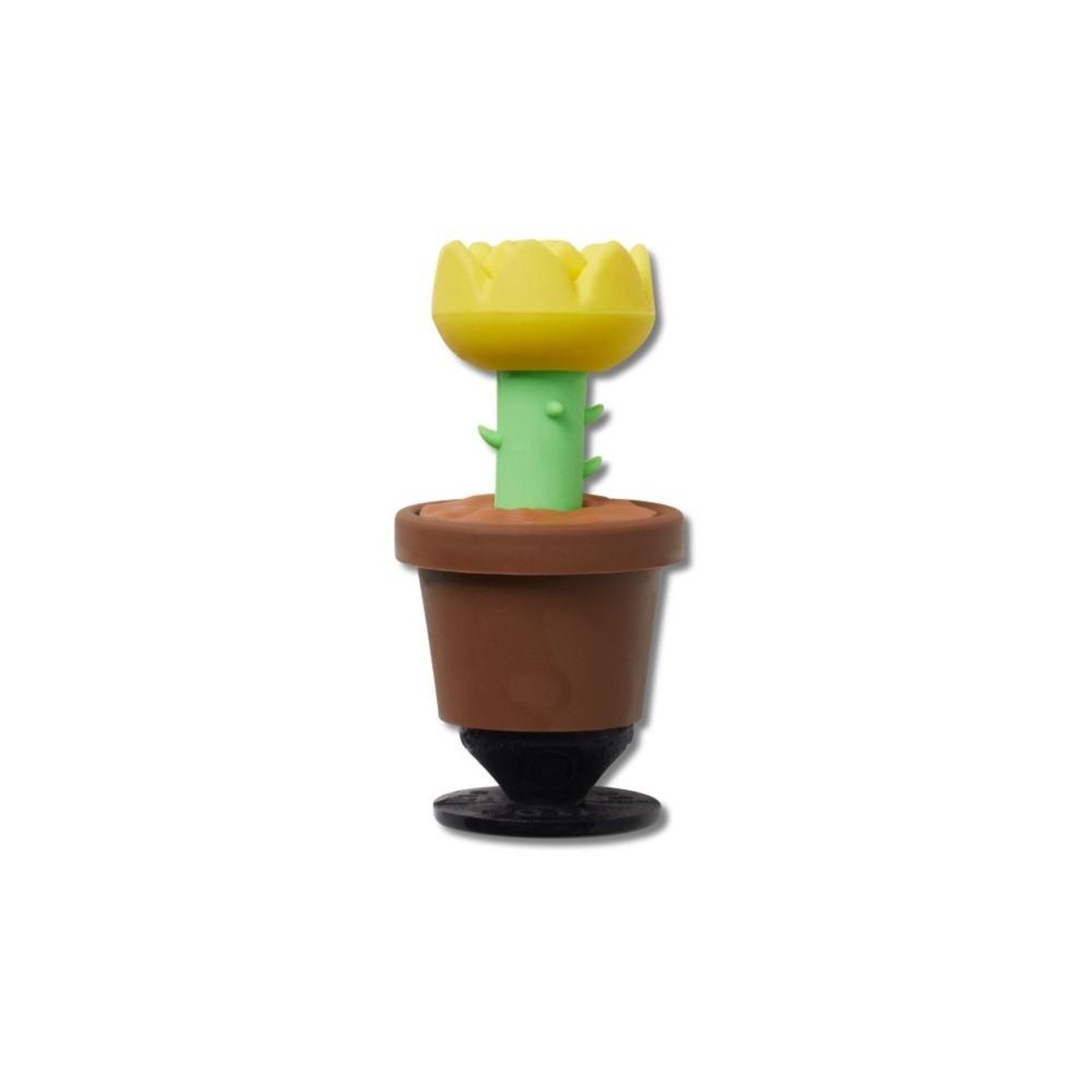 Infantil - Jibbitz™ Margarida Amarela 3D Único Branco