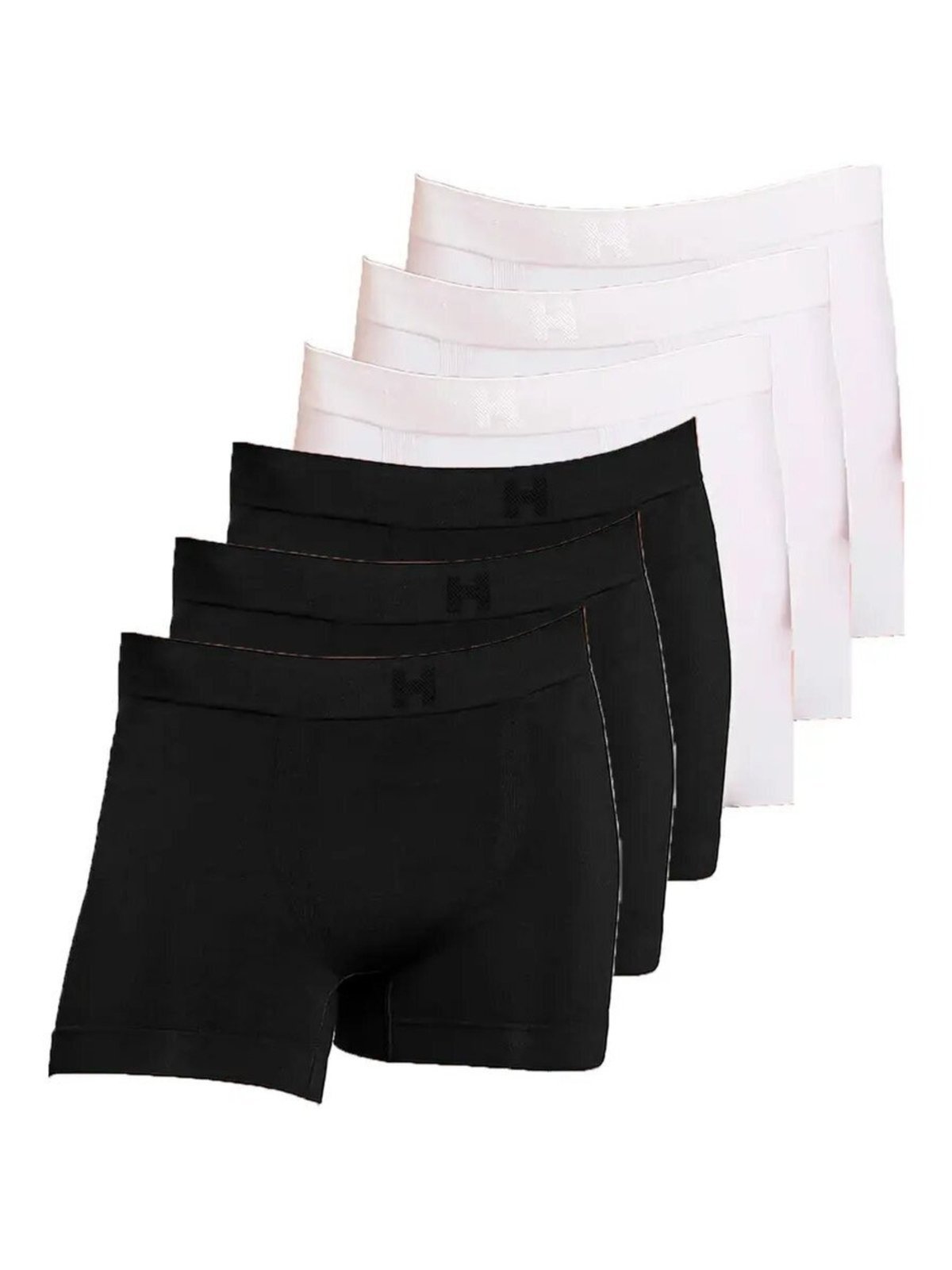Kit com 6 Cuecas Boxer Hope Smc61020 Preto