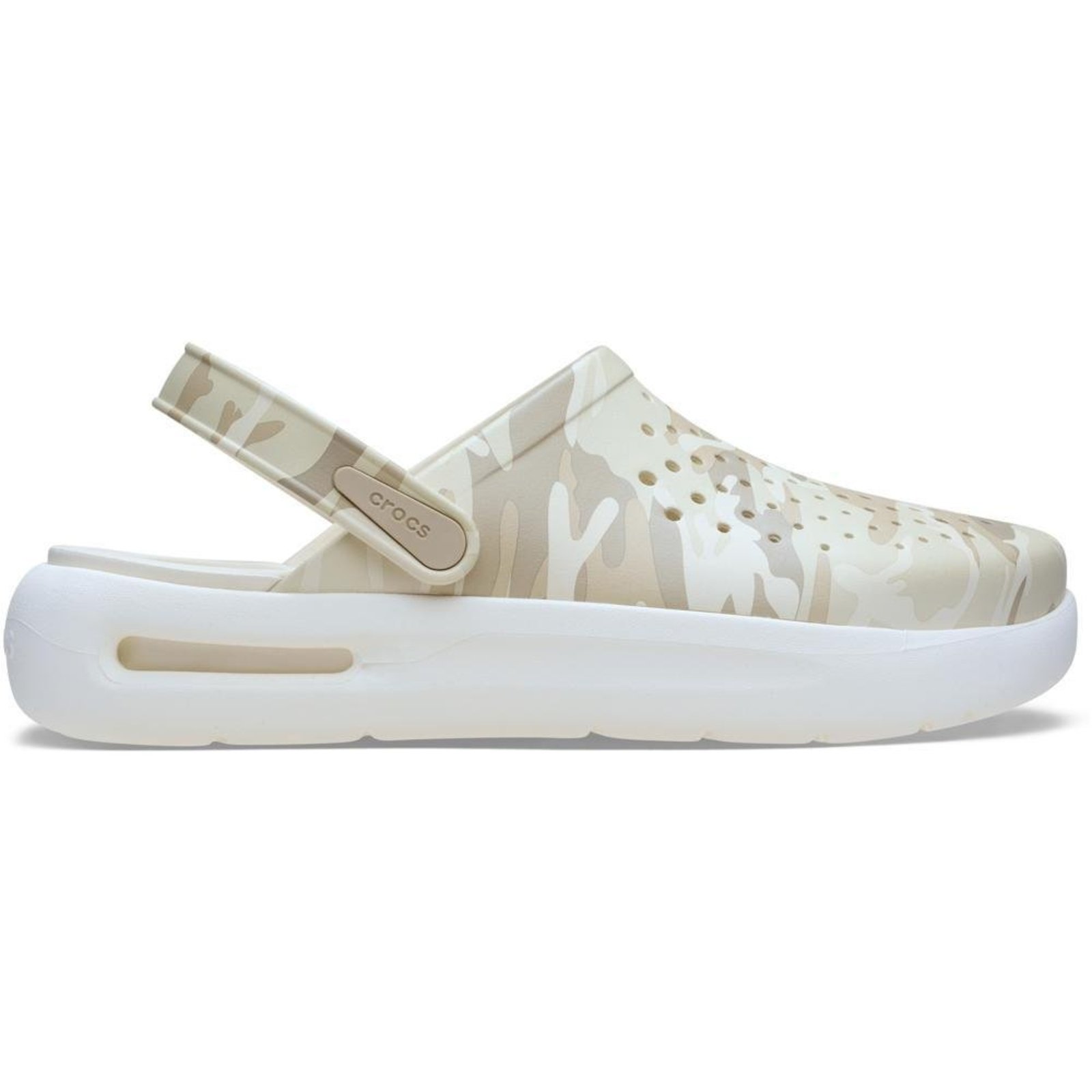 Sandália Crocs Inmotion Camouflage Clog Summit White/Multi Branco