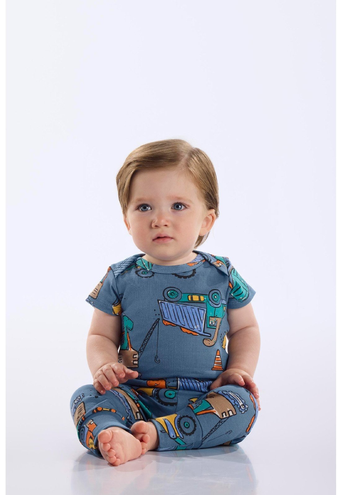 Infantil – Body em Suedine para Menino Up Baby Azul