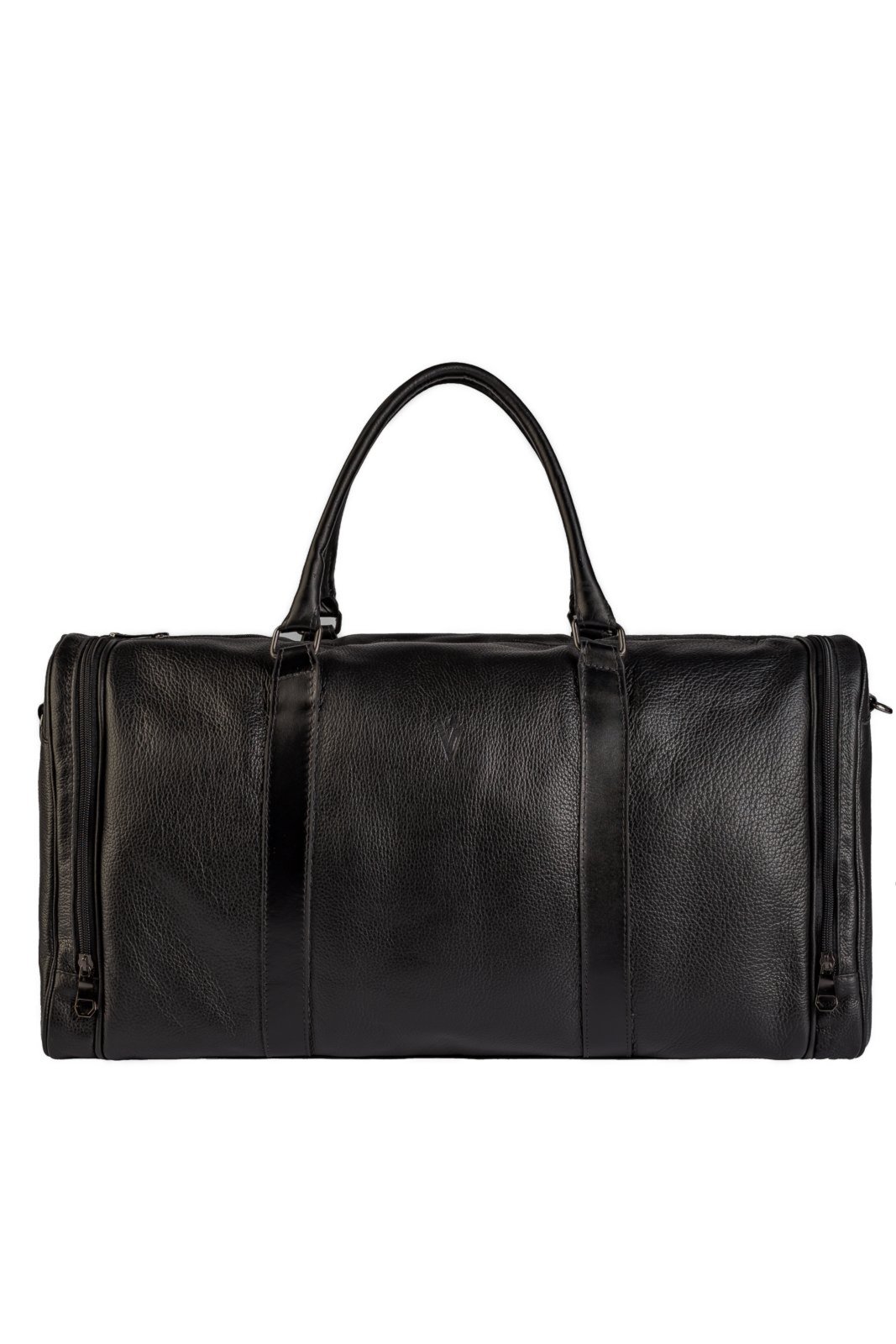 Mala para viagem em couro floater Magnus - Preto