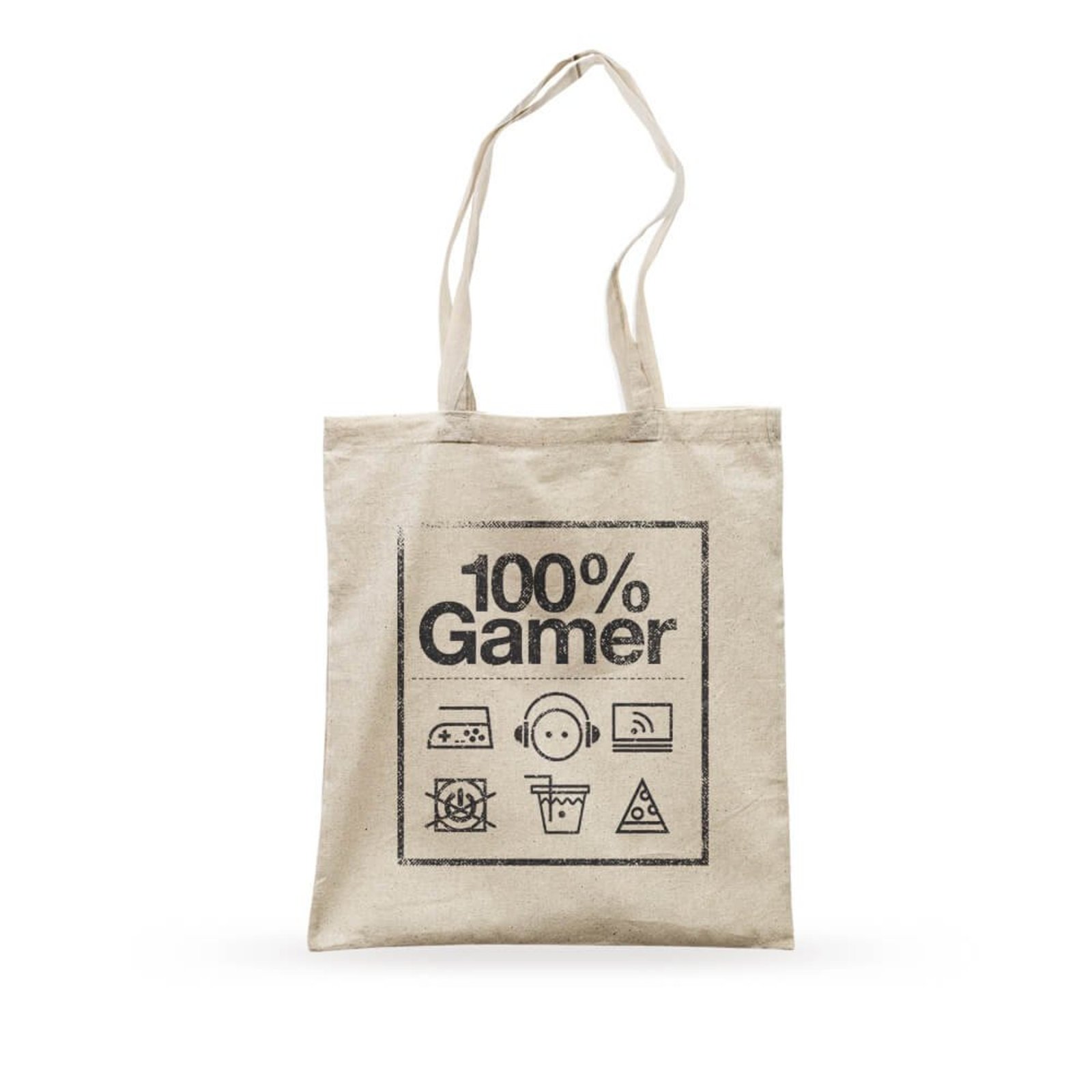 Ecobag Gamer Care Label - Bege - Casual - Studio Geek